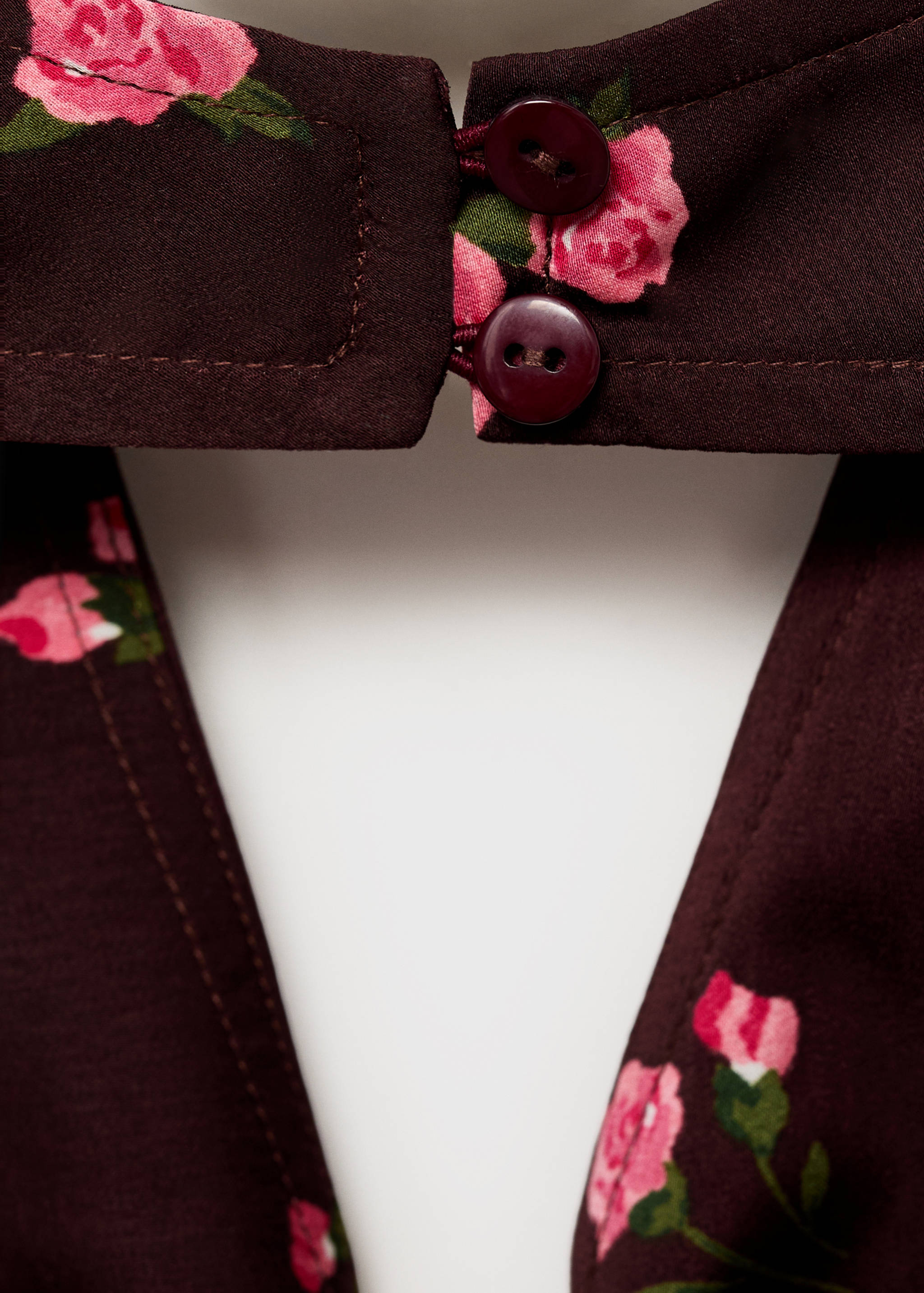 Draped floral top - Details of the article 8