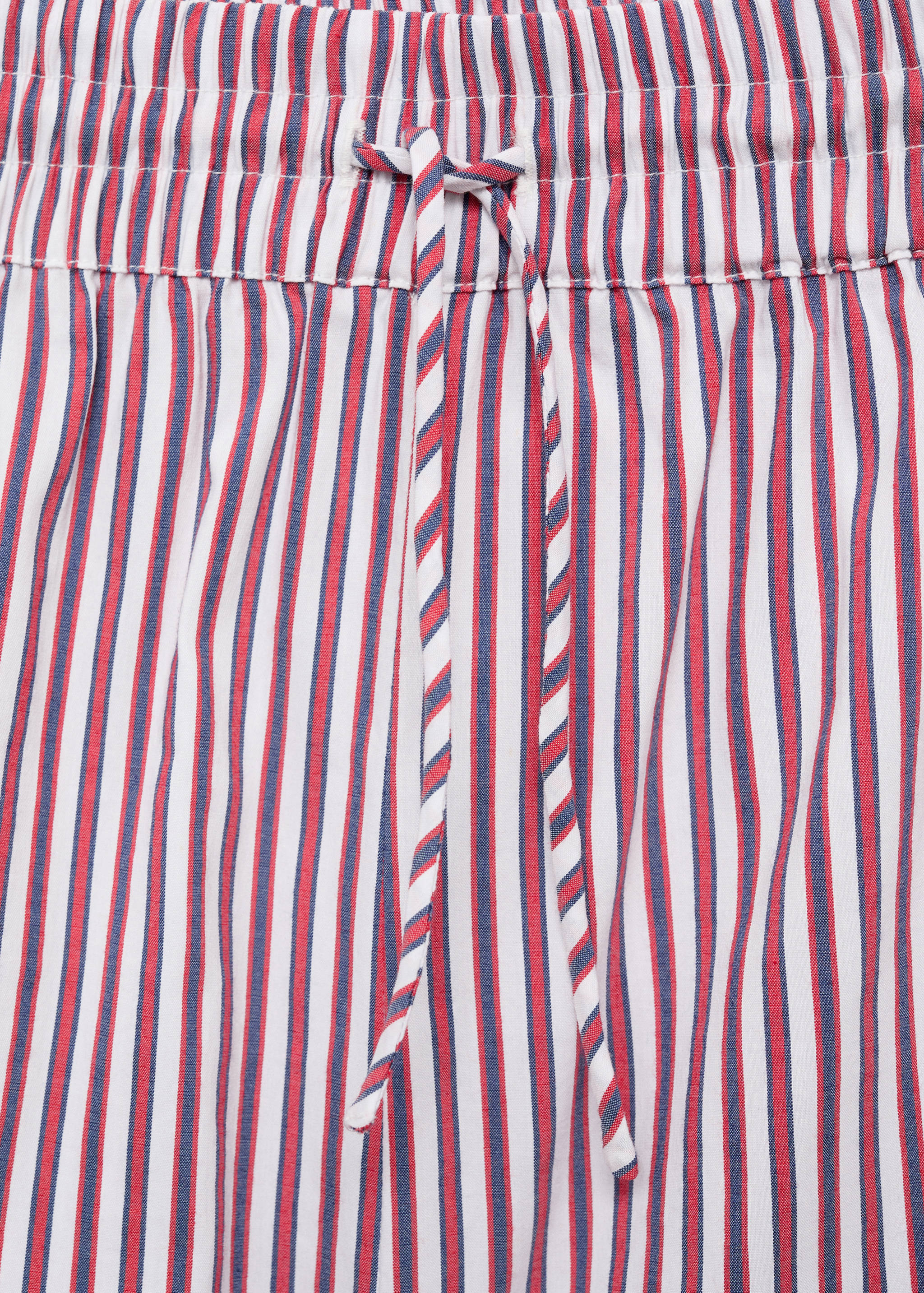 Short en popeline rayée message brodé - Détail de l'article 8