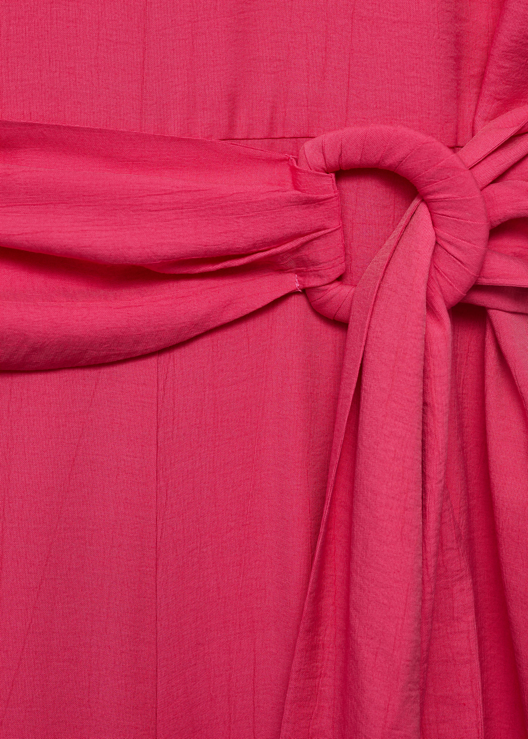 Combinaison droite à manches courtes et ceinture - Détail de l'article 0