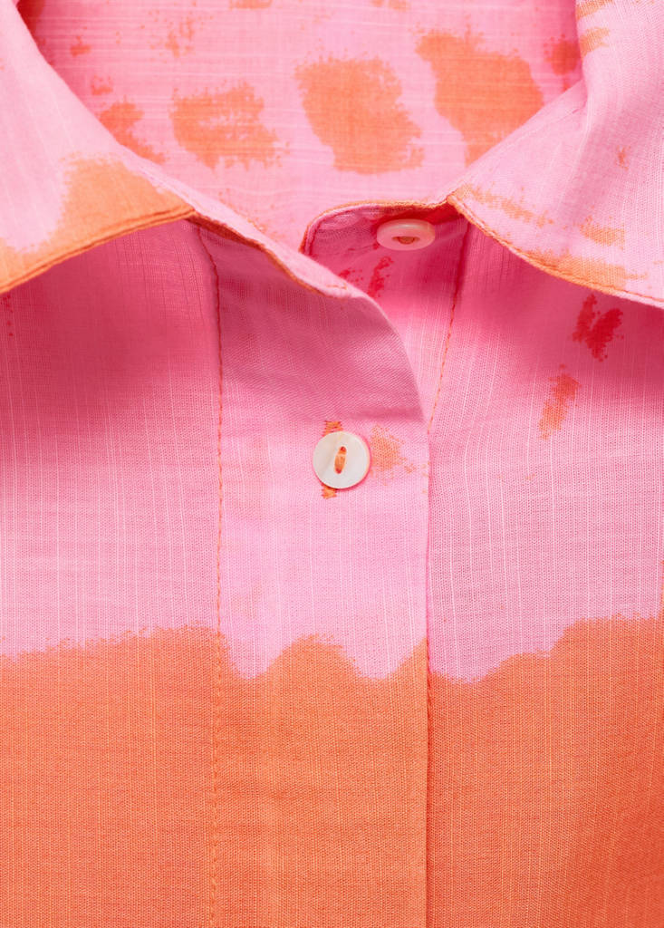 Printed oversize shirt — Pink