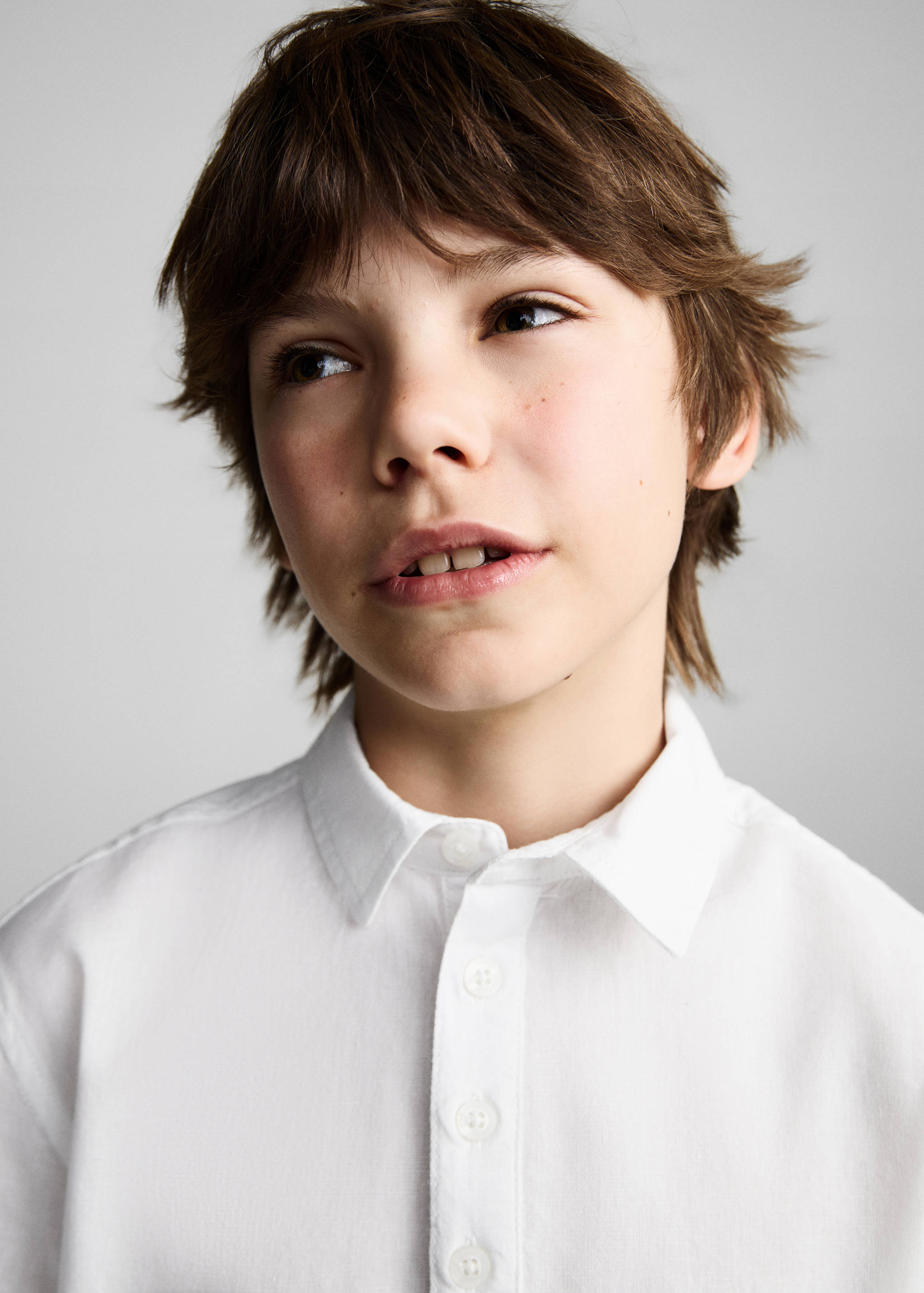 Camisa manga corta lino - Detalle del artículo 1