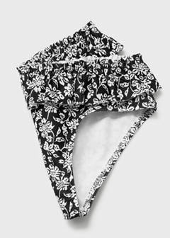 Printed bikini bottom — Black 5