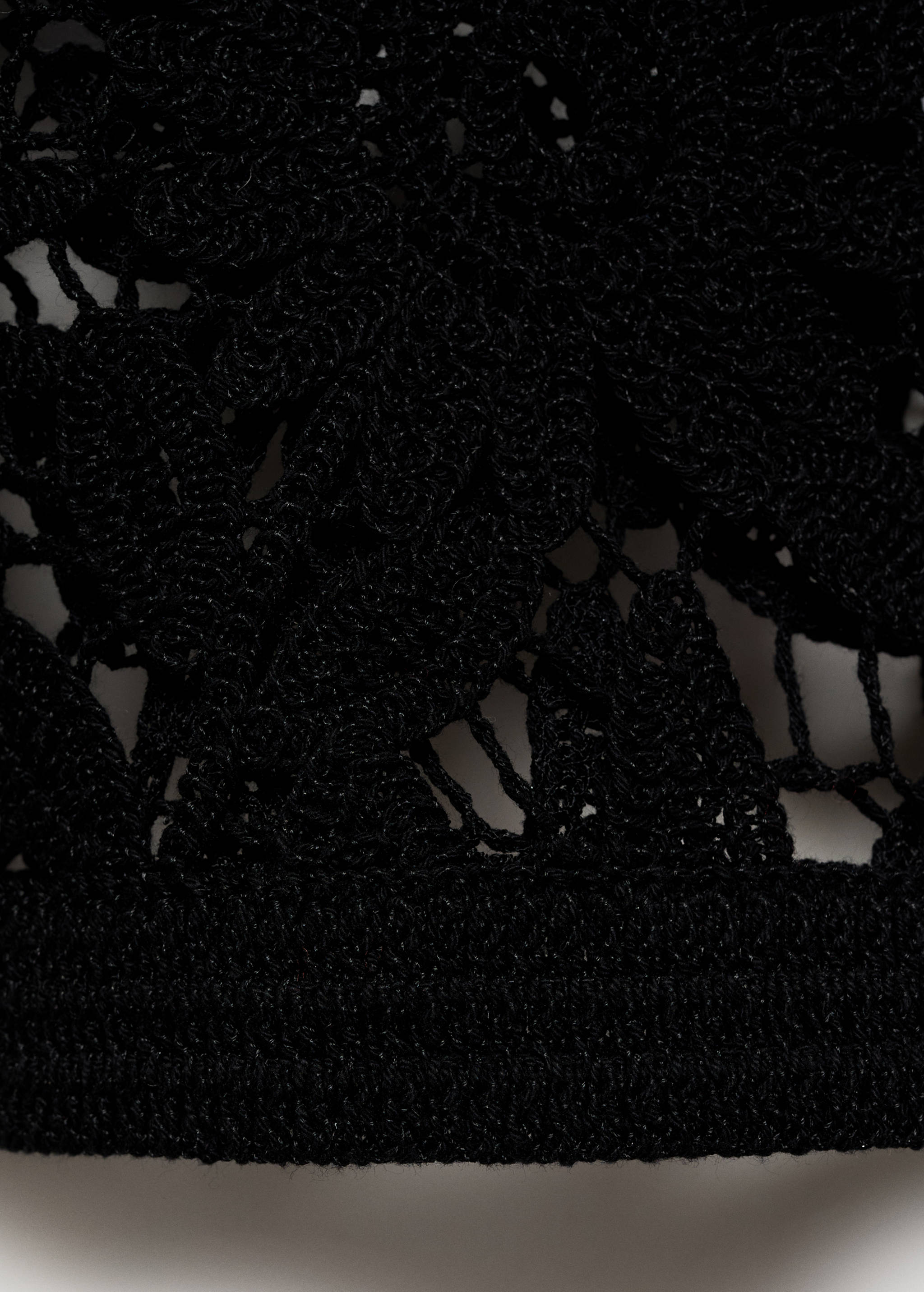 Cardigan crochet manches courtes - Détail de l'article 0