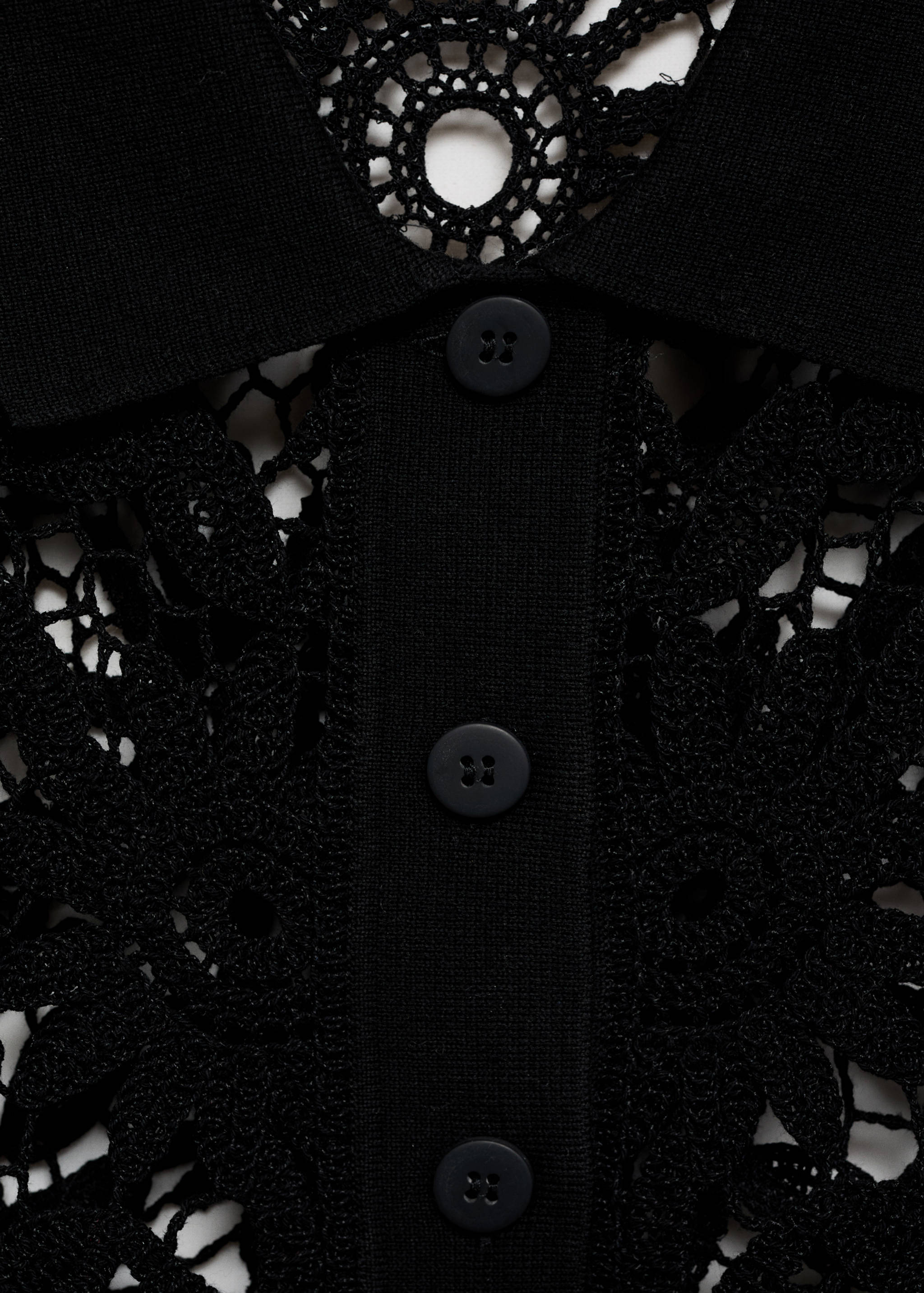 Cardigan de croché de manga curta - Pormenor do artigo 8