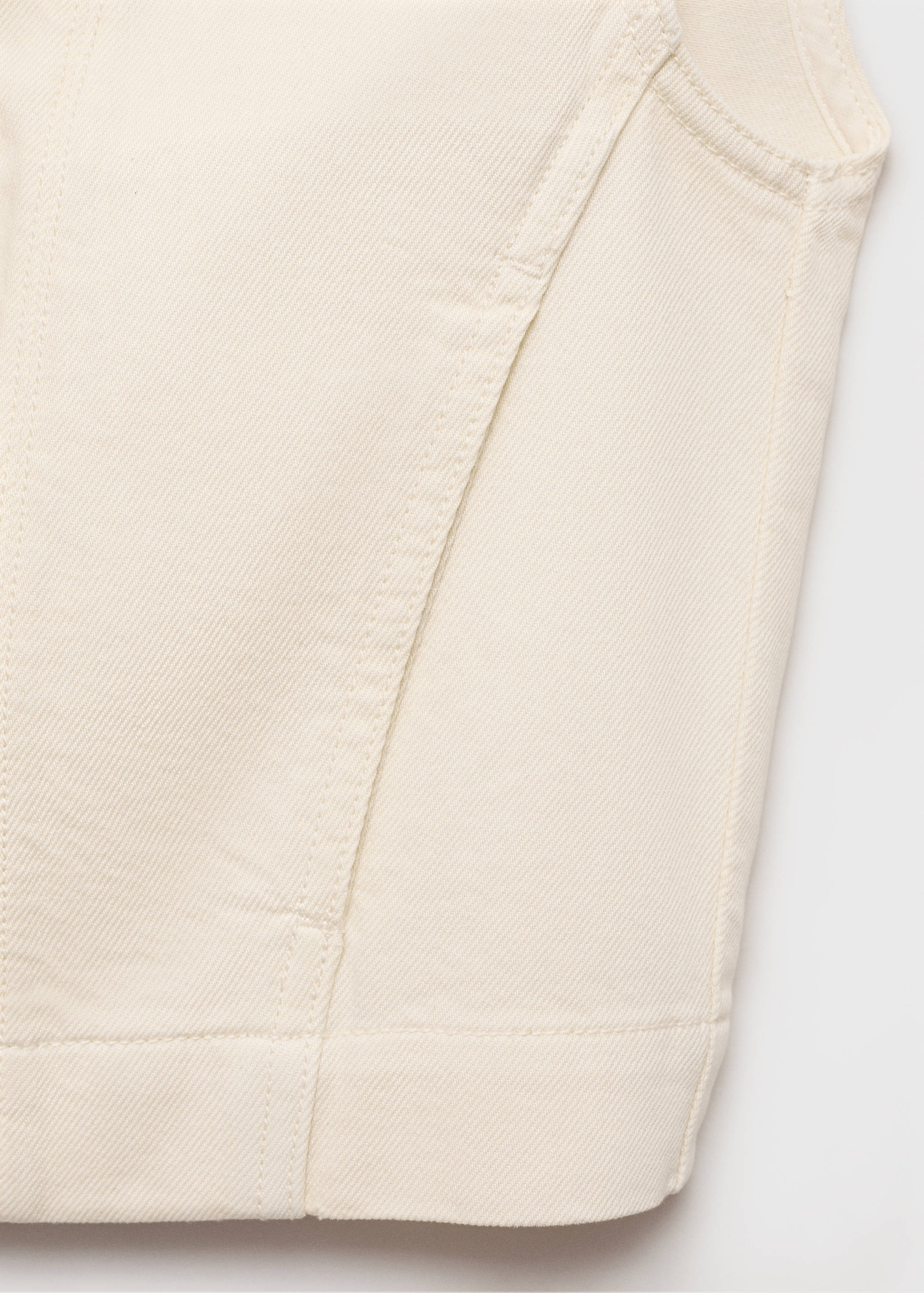 Denim-effect vest - Details of the article 0