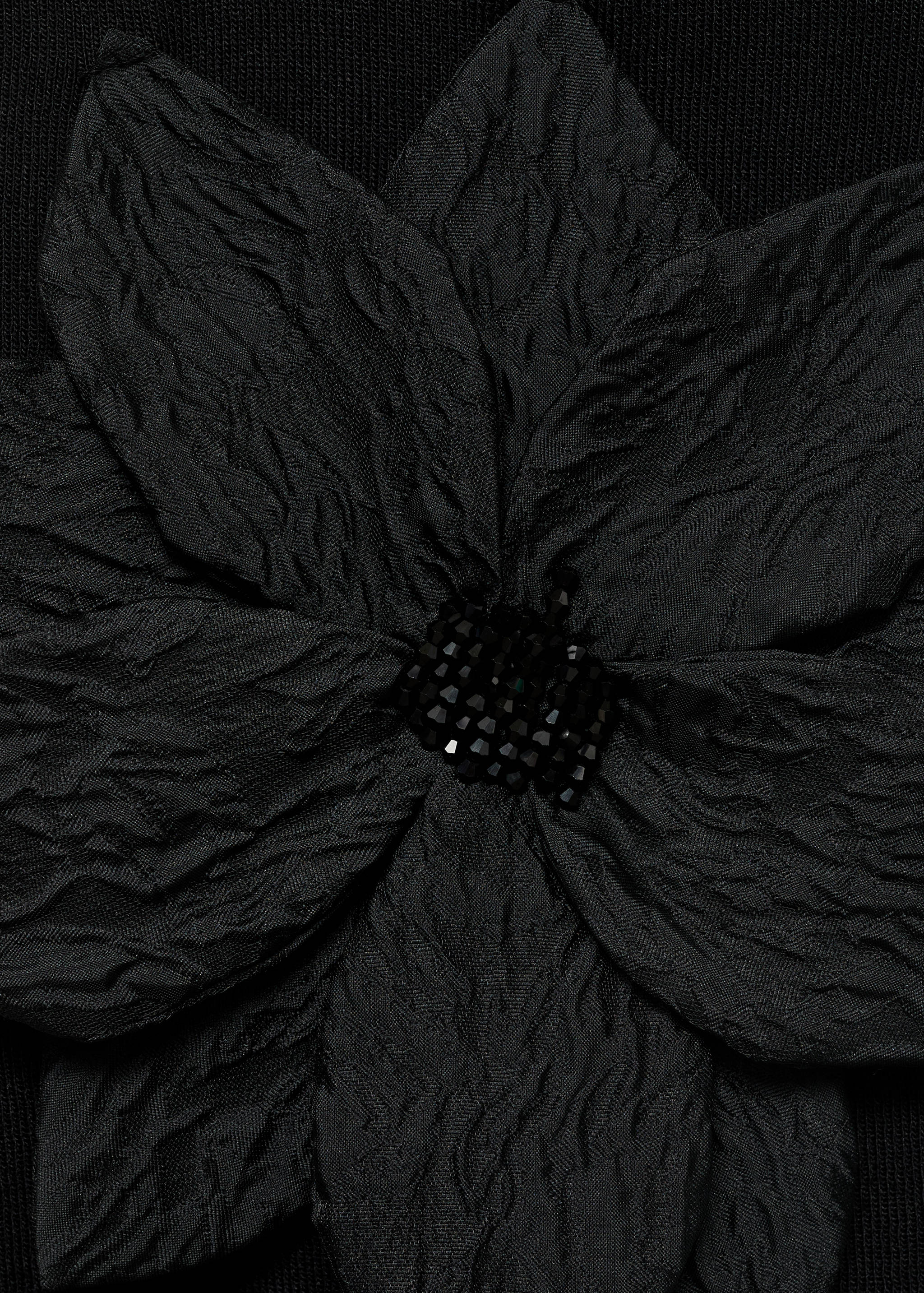 Maxi-flower knitted top with straps - Details of the article 8