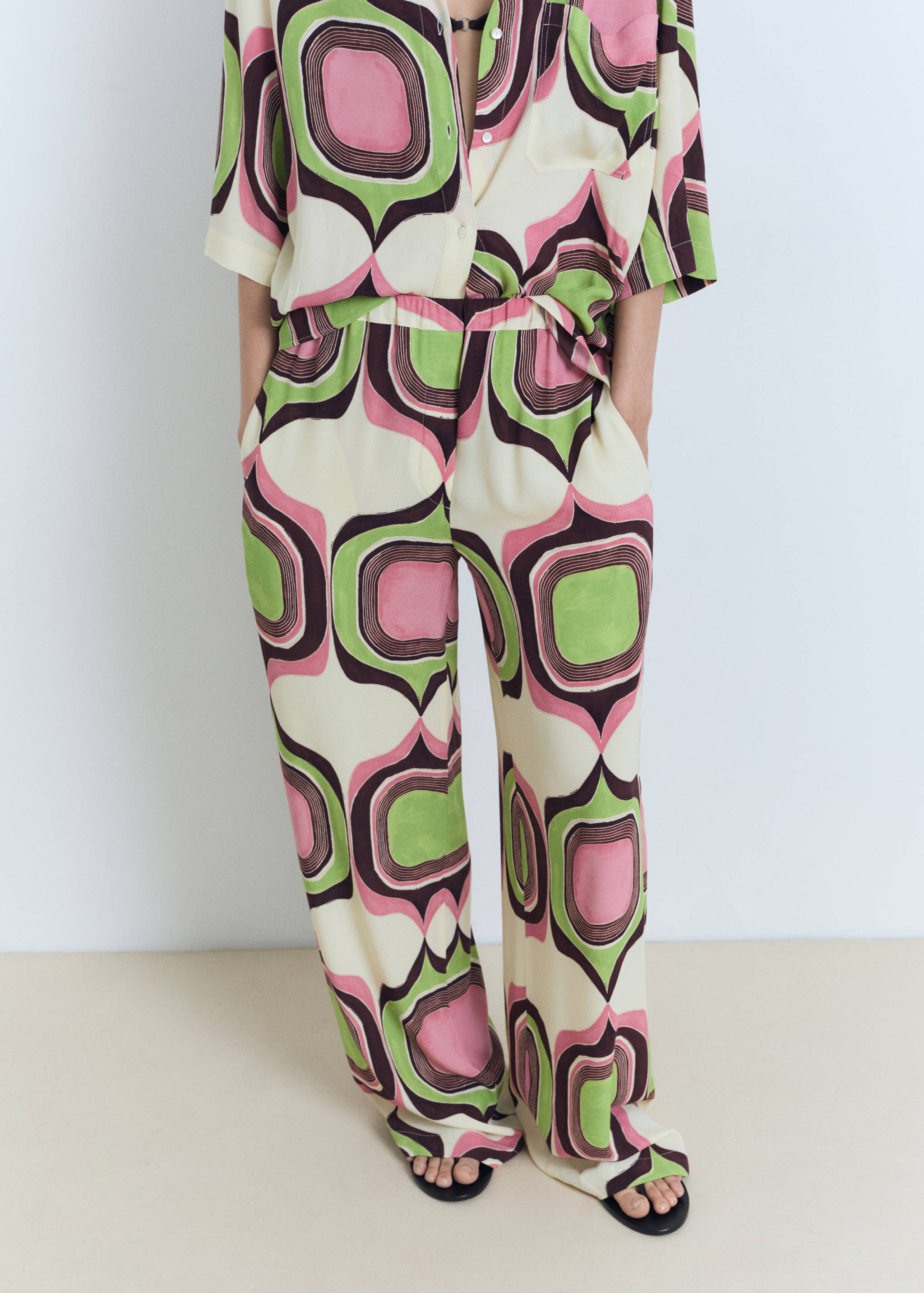 Geometric print pants - Details of the article 1