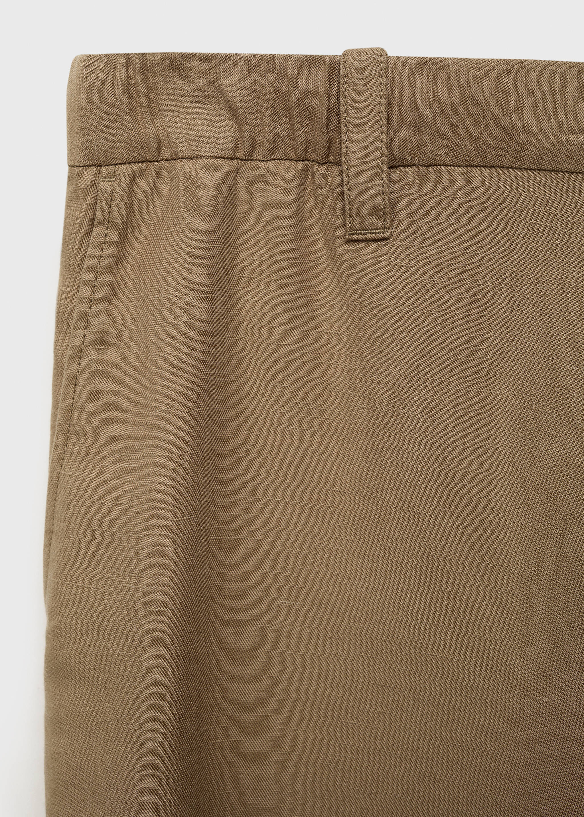 Hose aus Leinenmischgewebe mit elastischem Bund - Detail des Artikels 8