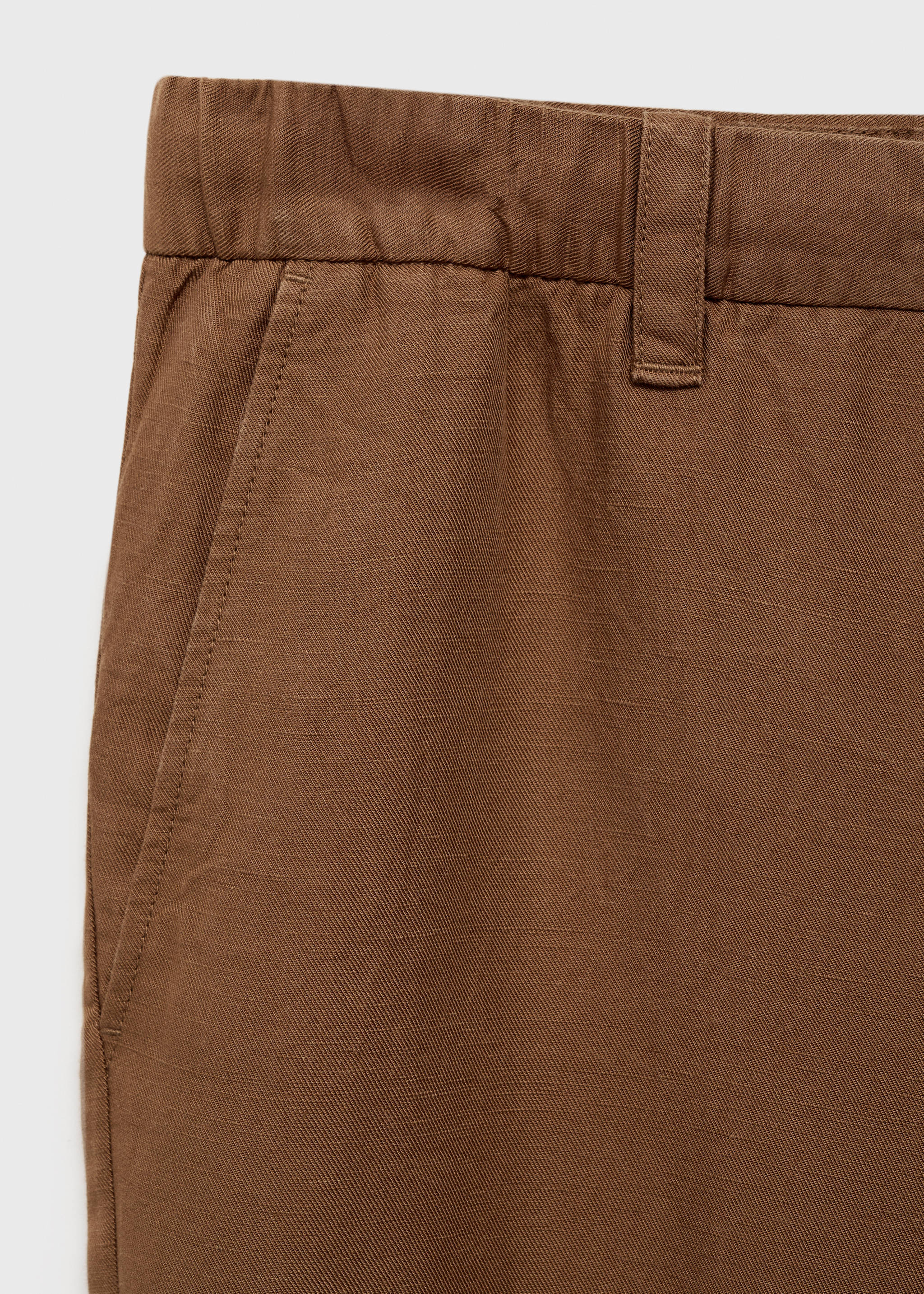 Hose aus Leinenmischgewebe mit elastischem Bund - Detail des Artikels 8