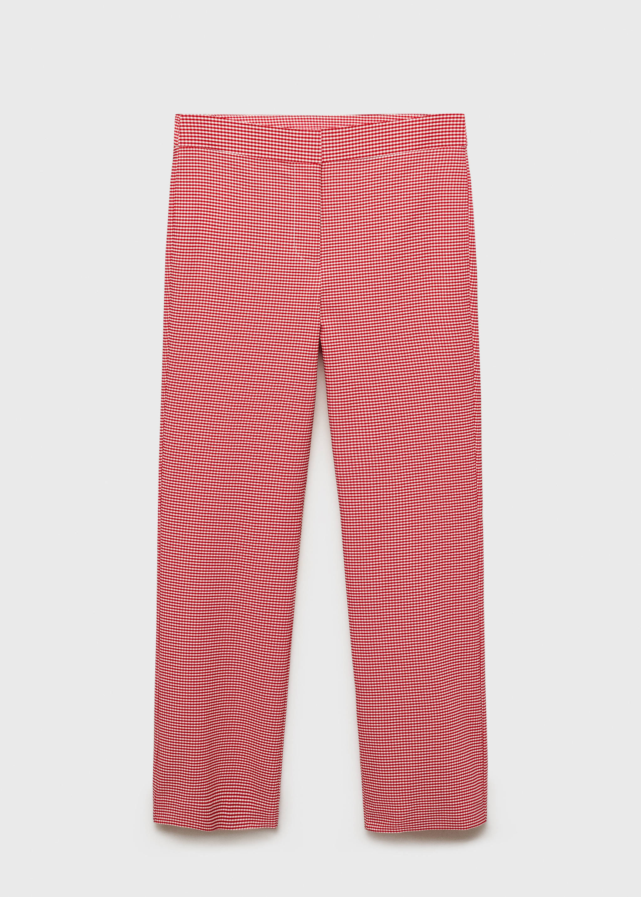 Pantalon à carreaux vichy court - Article sans modèle