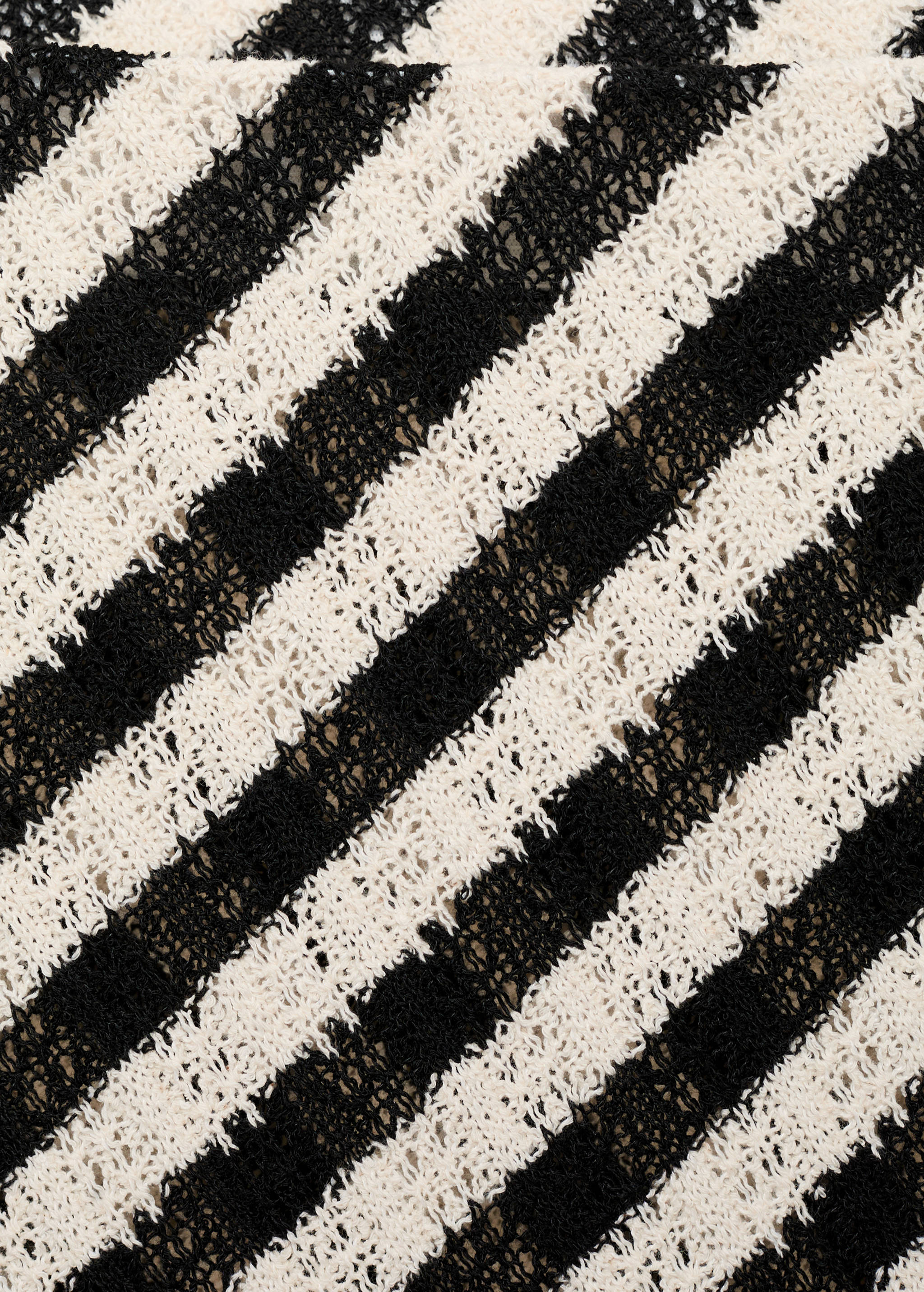 Langt stripete strikket skjørt - Artikkeldetalj 8