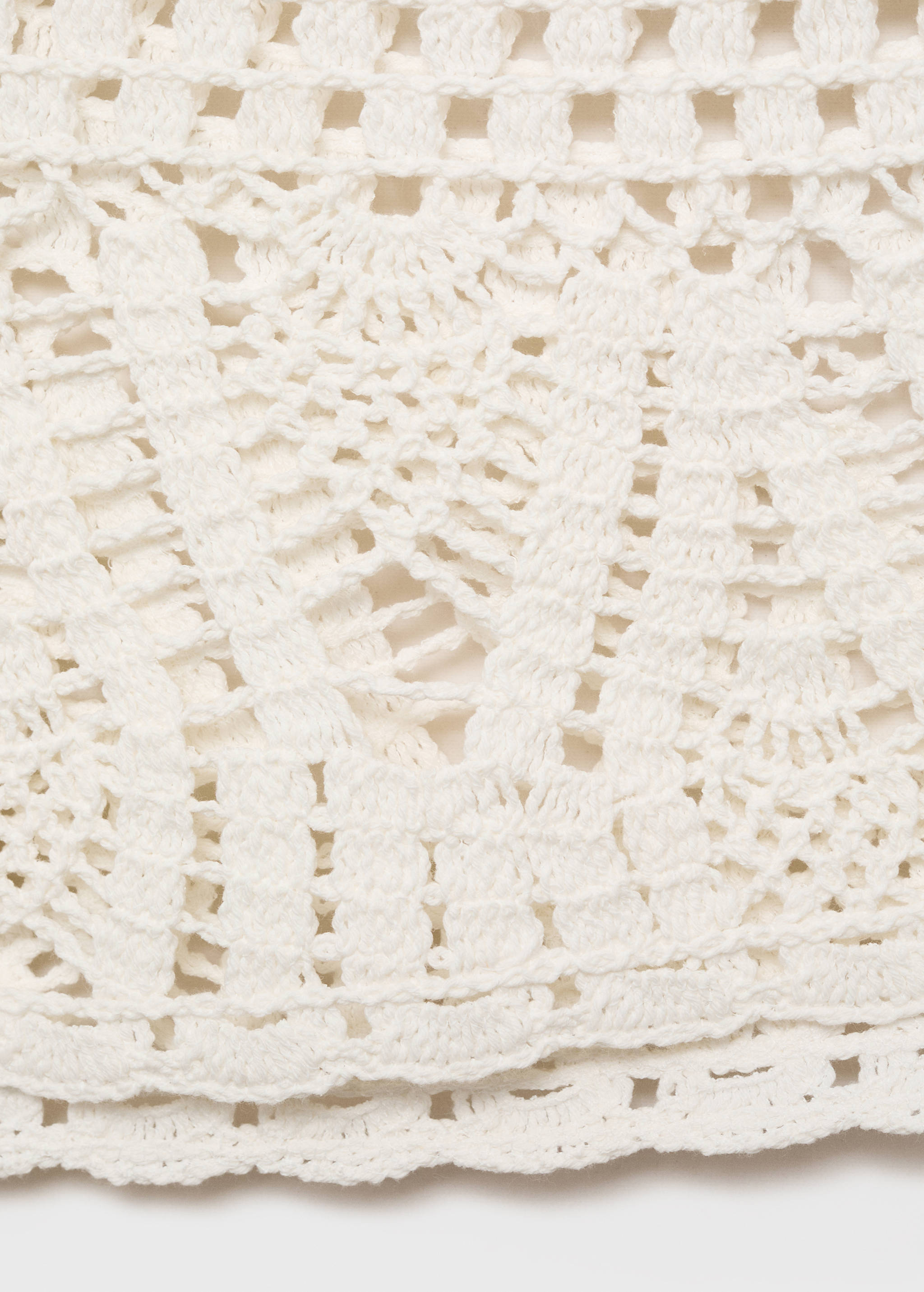Crochet bow mini-skirt - Details of the article 8