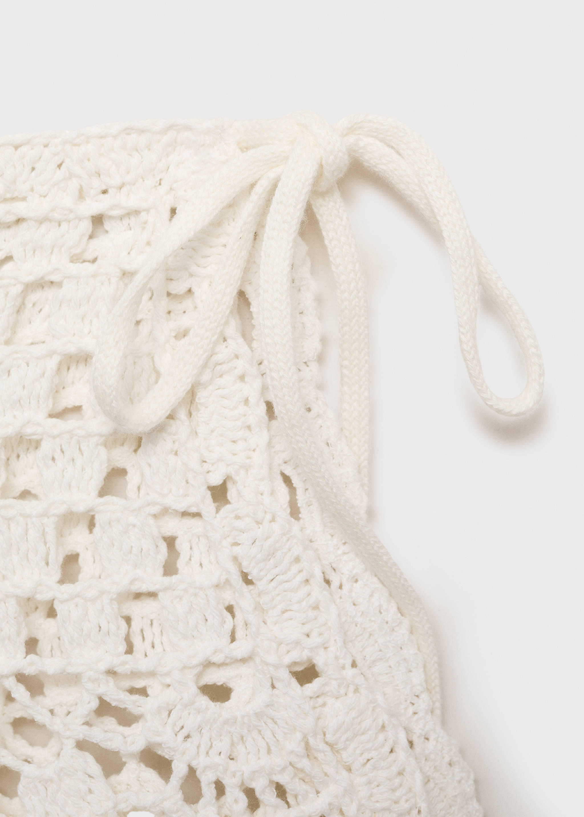 Crochet bow mini-skirt - Details of the article 0