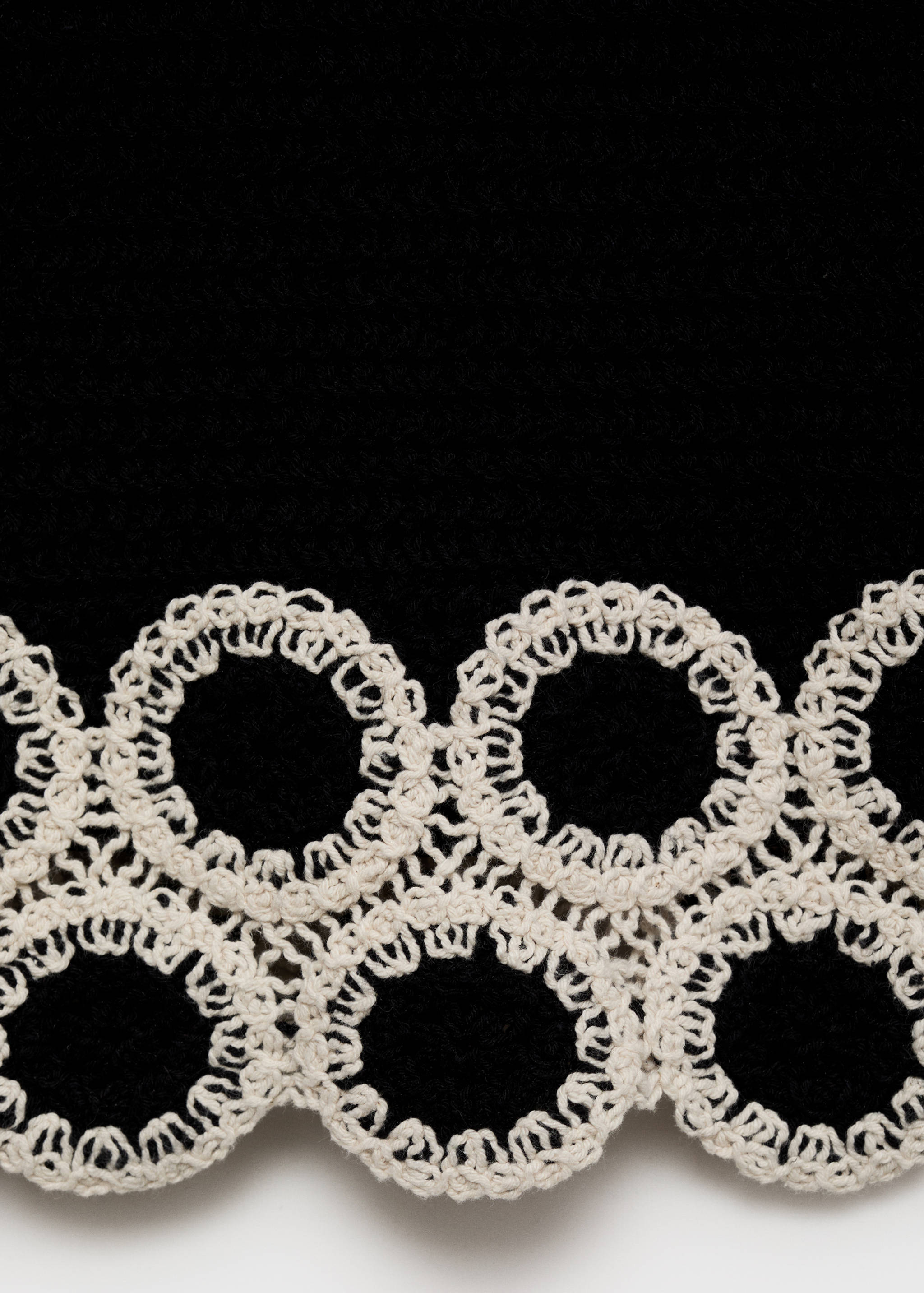 Saia de croché com estampado circular - Pormenor do artigo 0