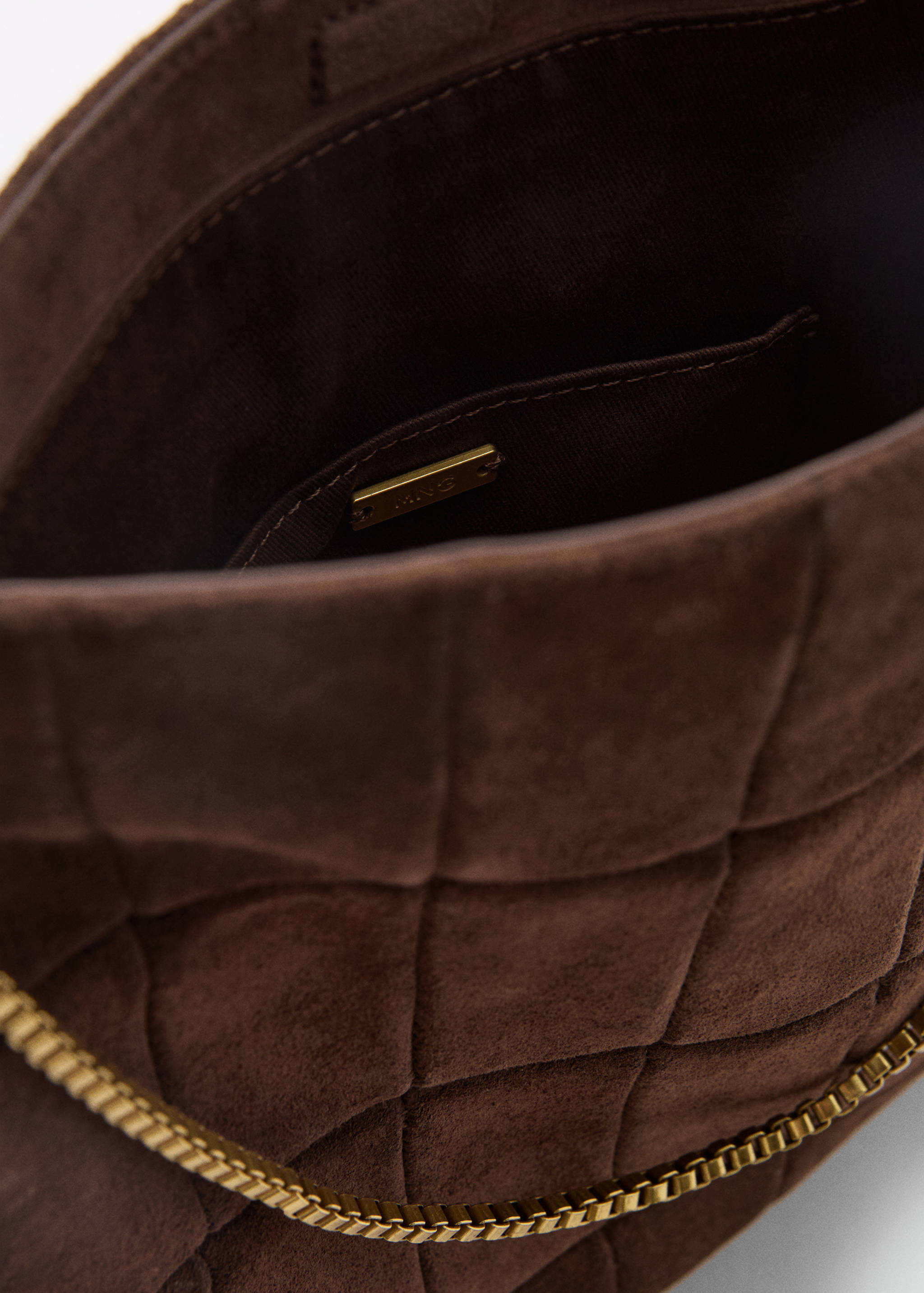 Chain suede bag - Details of the article 1