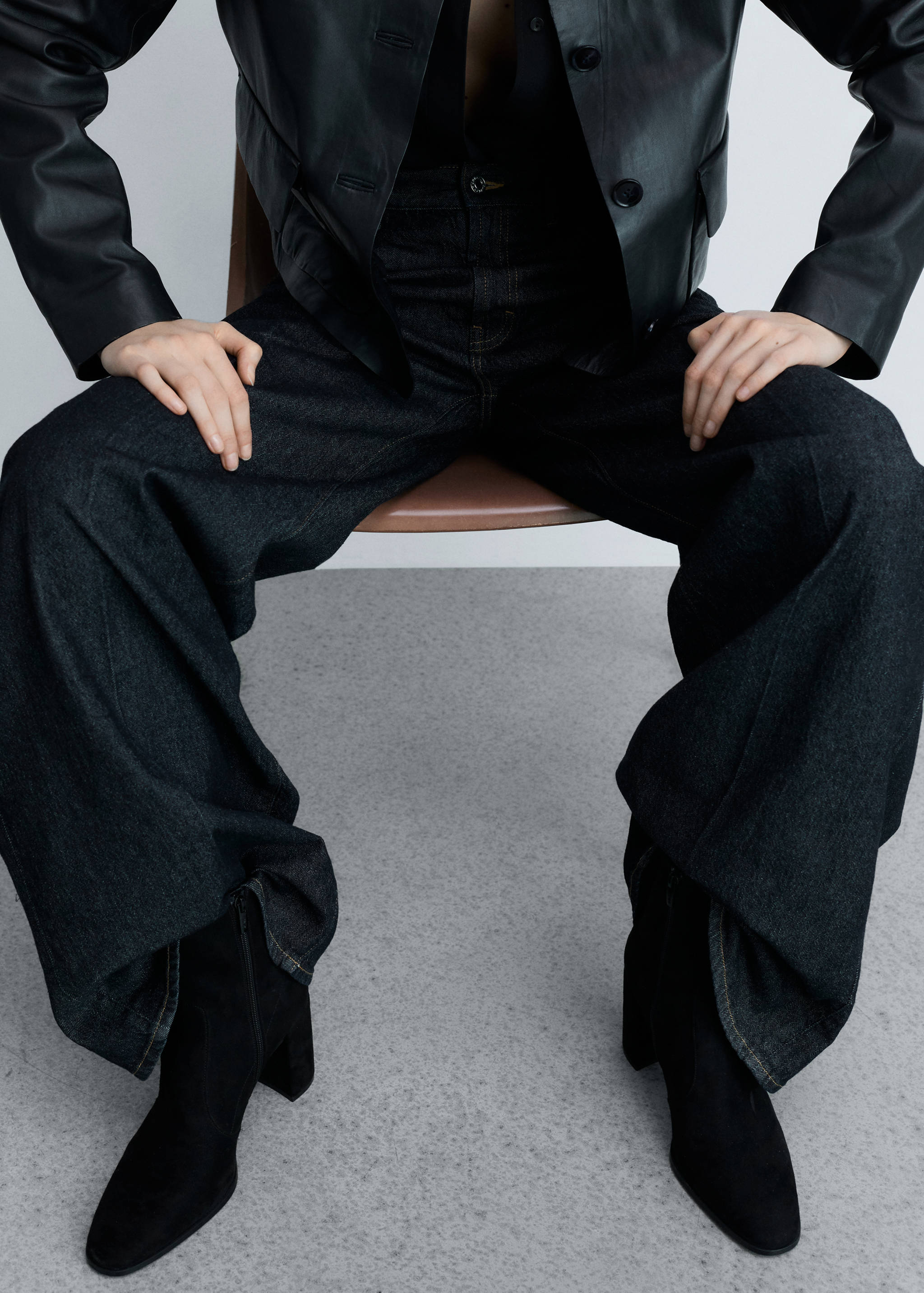 Bottines talon bloc suédine - Détail de l'article 9