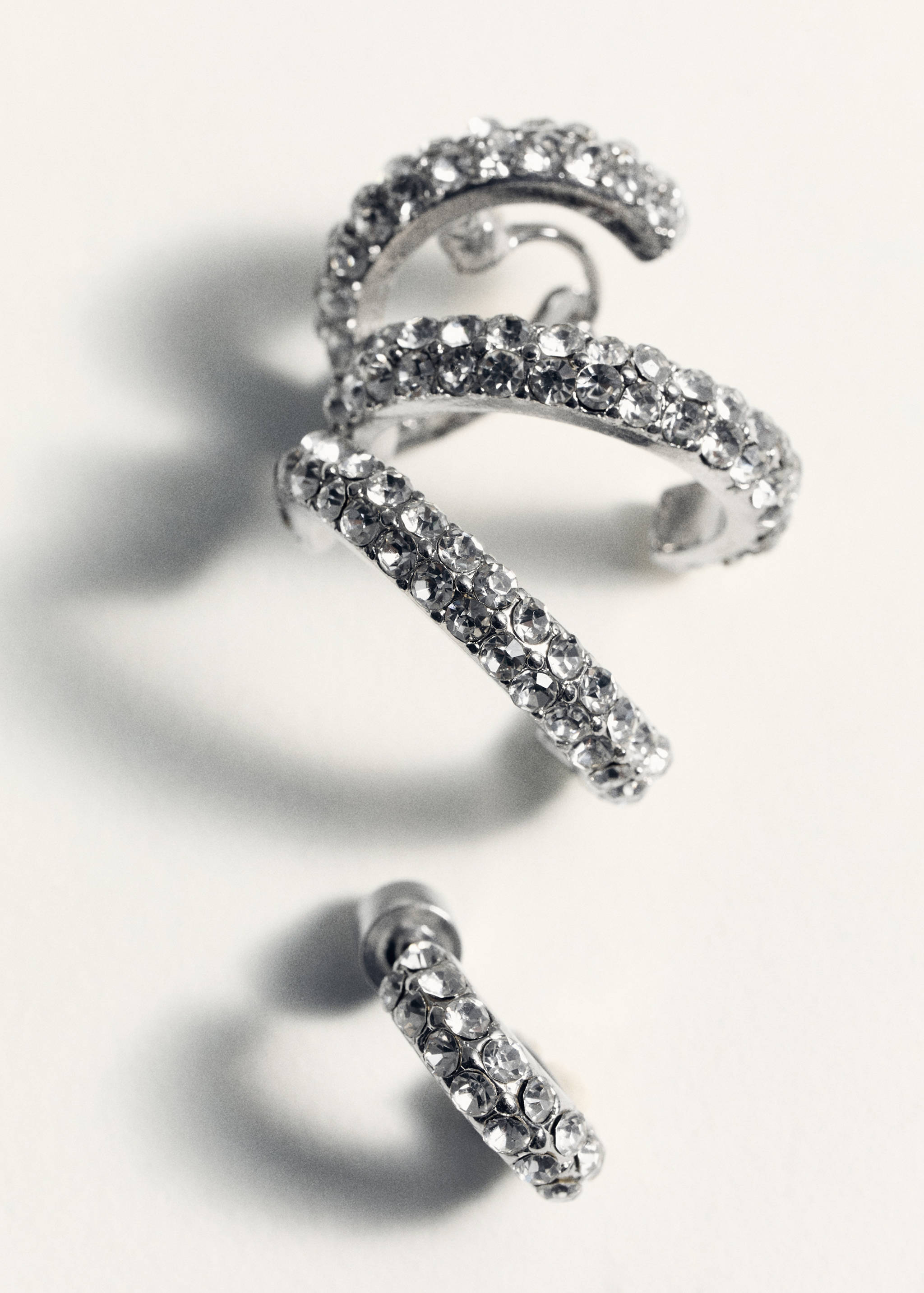 Crystal ear-cuff earring set - Details of the article 5