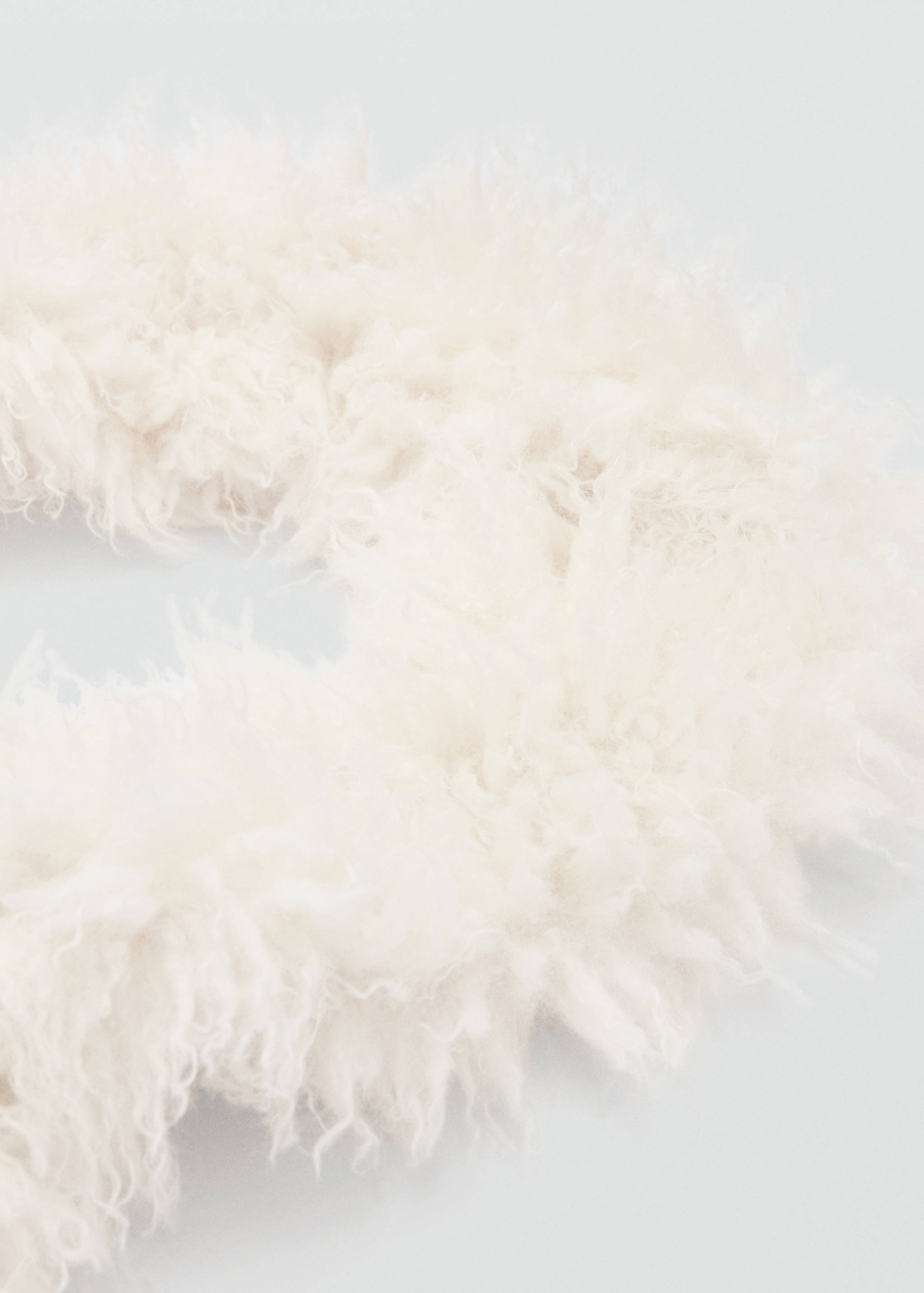 Faux-fur scarf - Medium plane