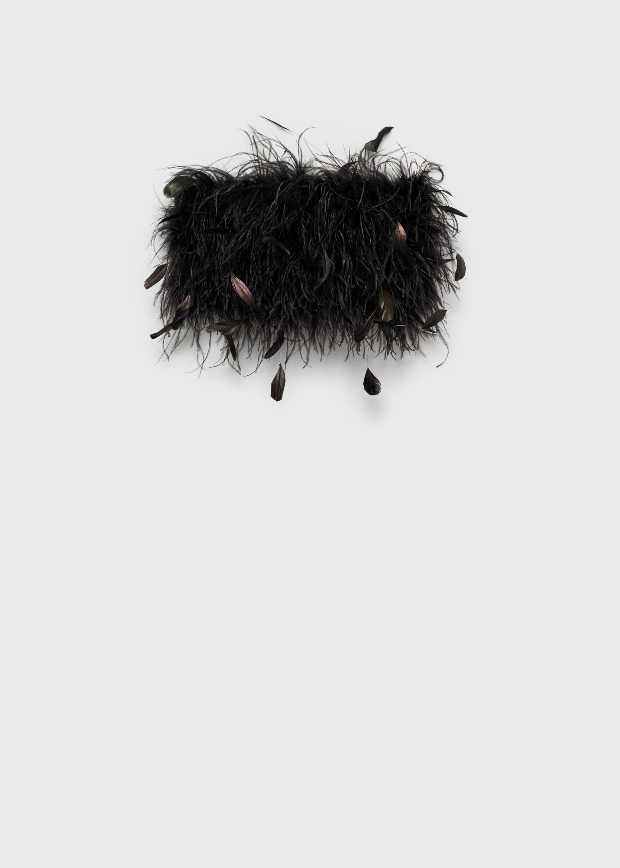 Feather bandeau-style top - Artikel zonder model