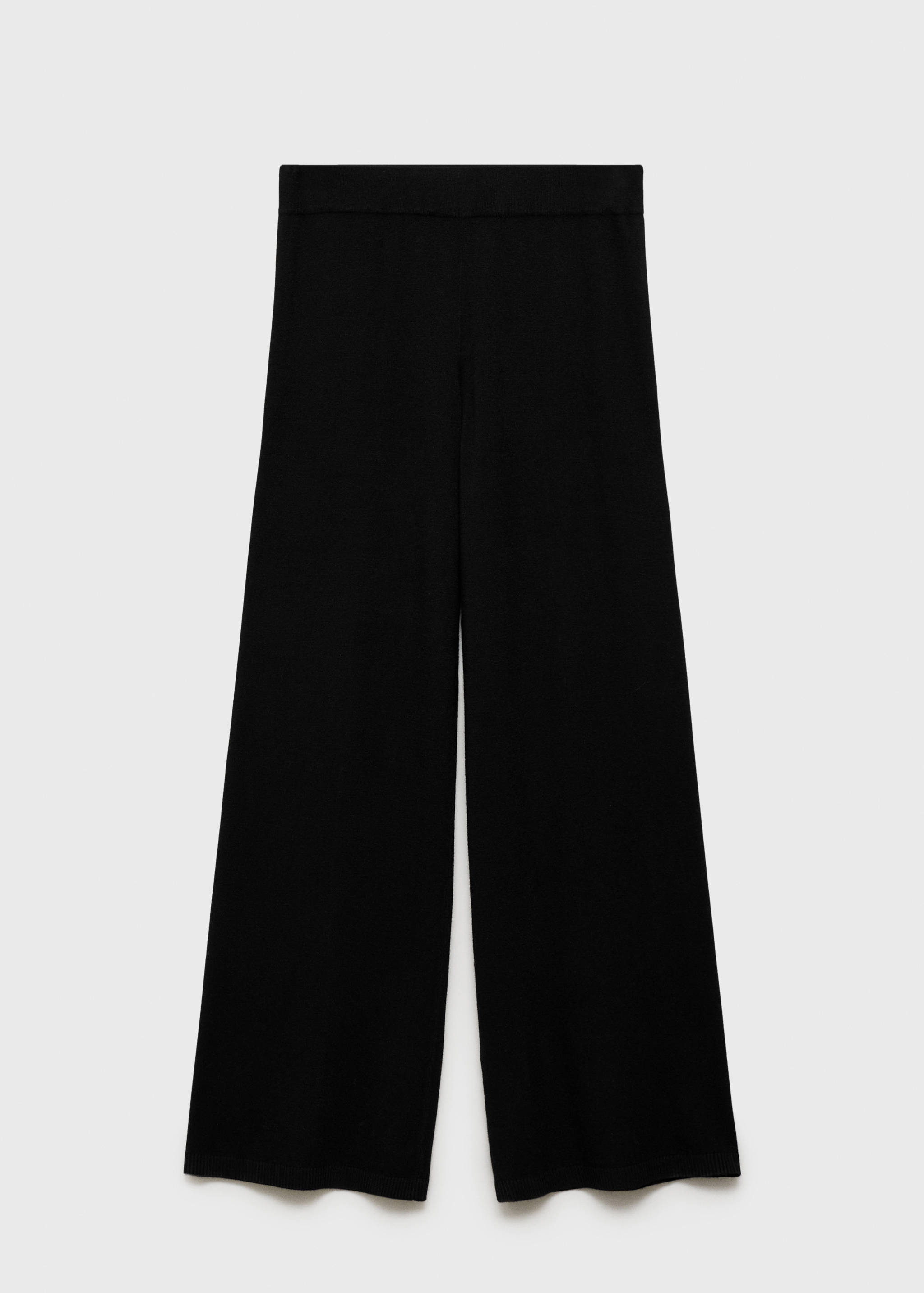 Fine-knit wide leg trousers - Article without model