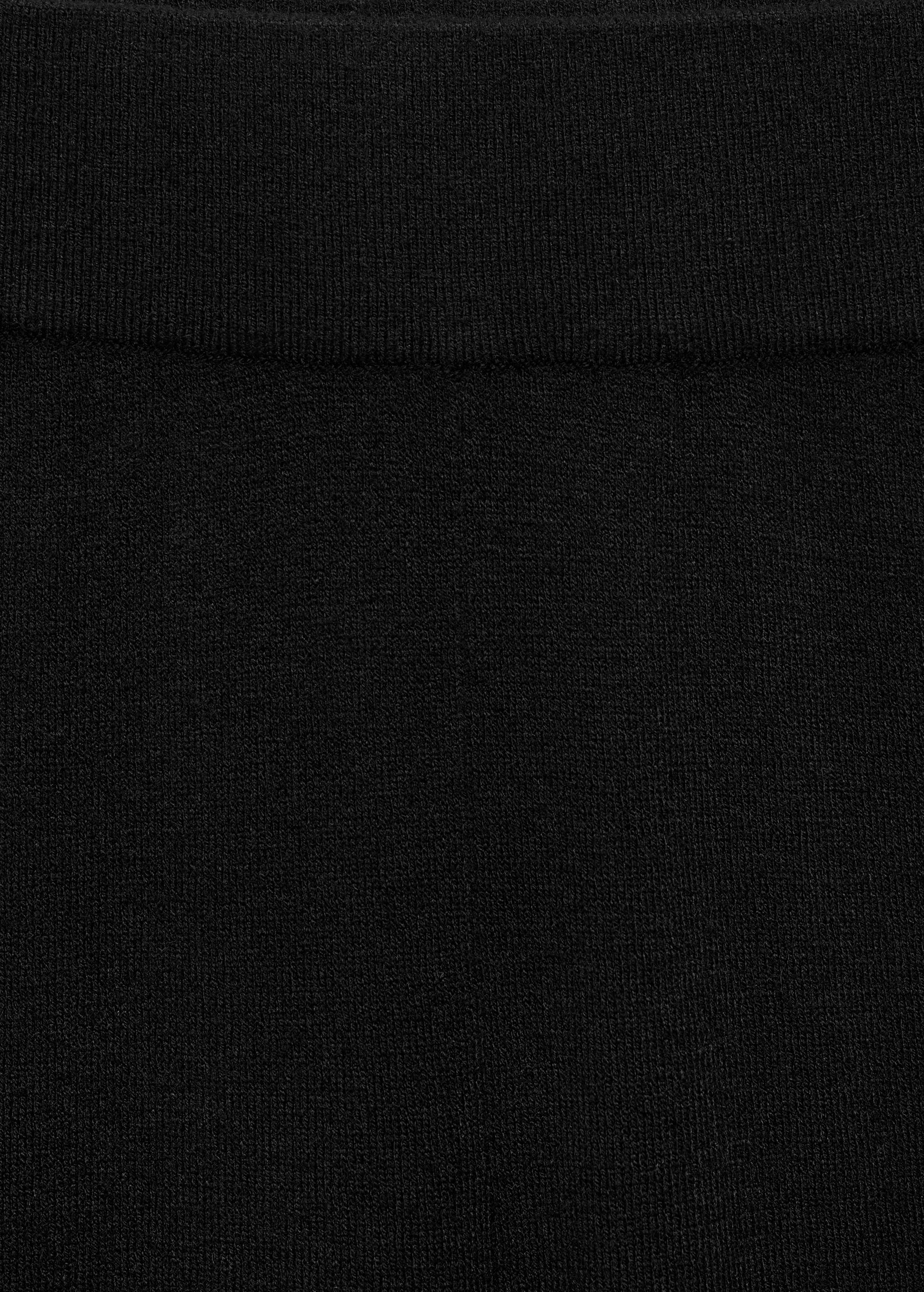 Fine-knit wide leg trousers - Details of the article 8