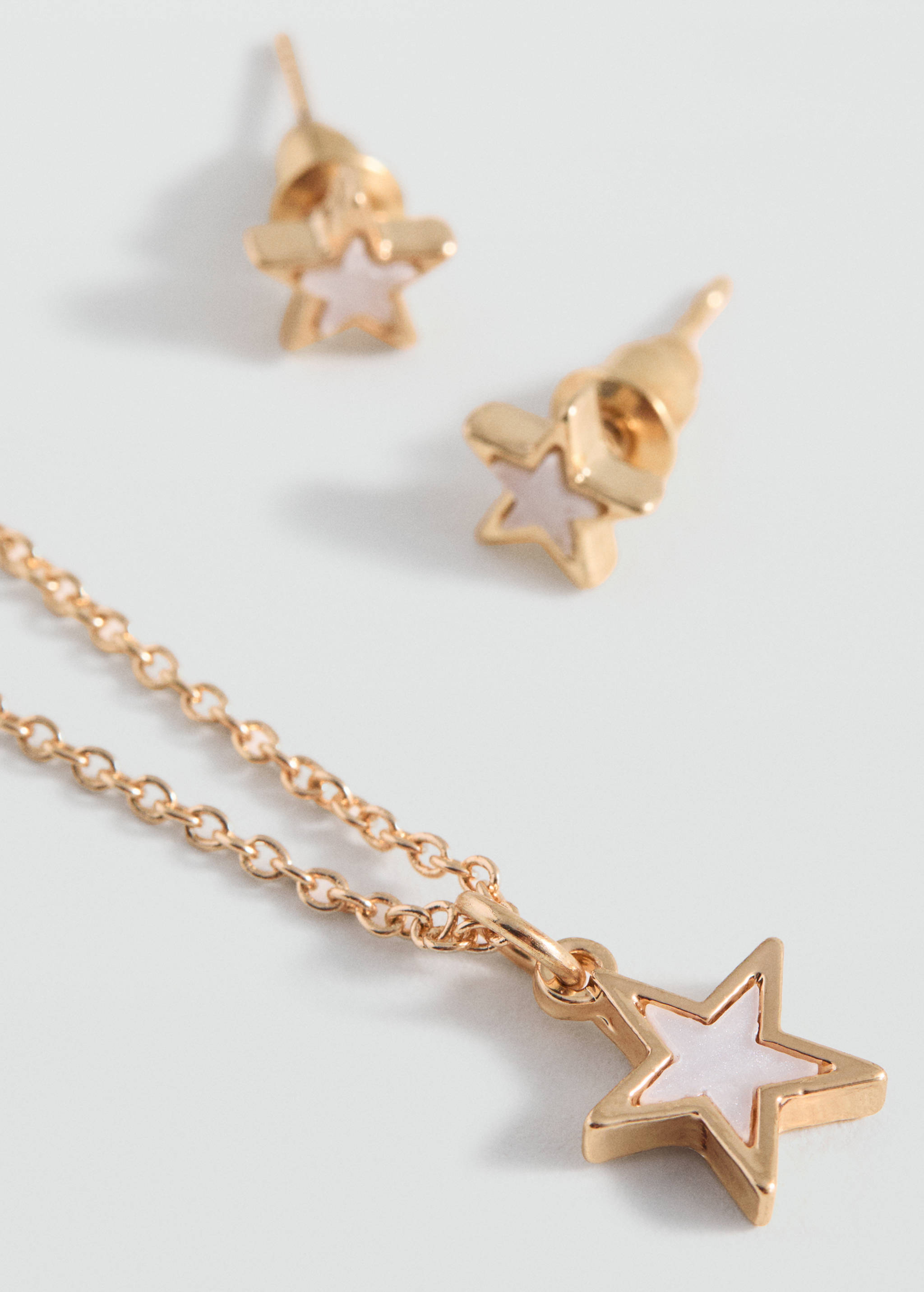 Necklaces and earrings set - Medium plane