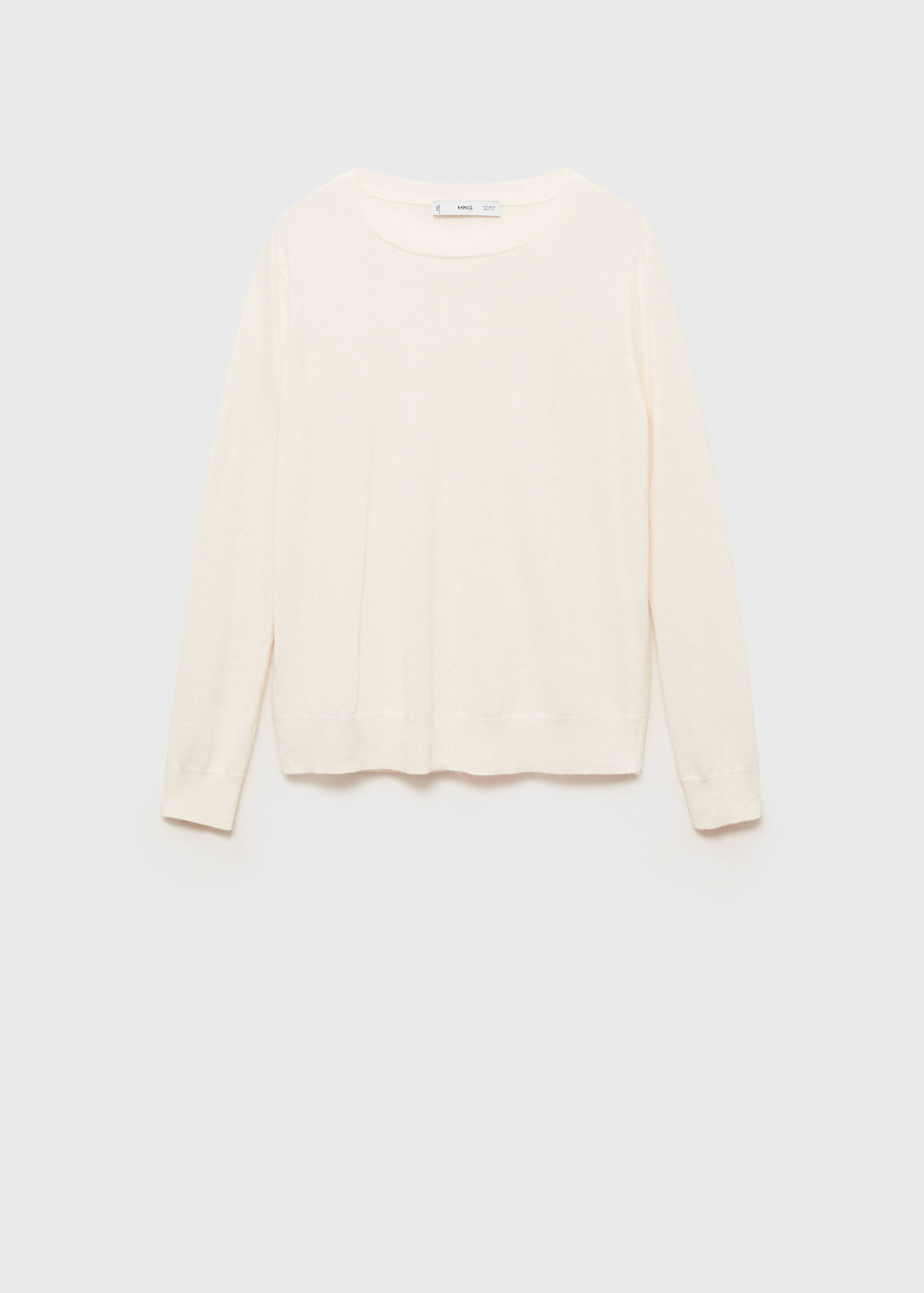 Wool-blend round-neck sweater - Article without model