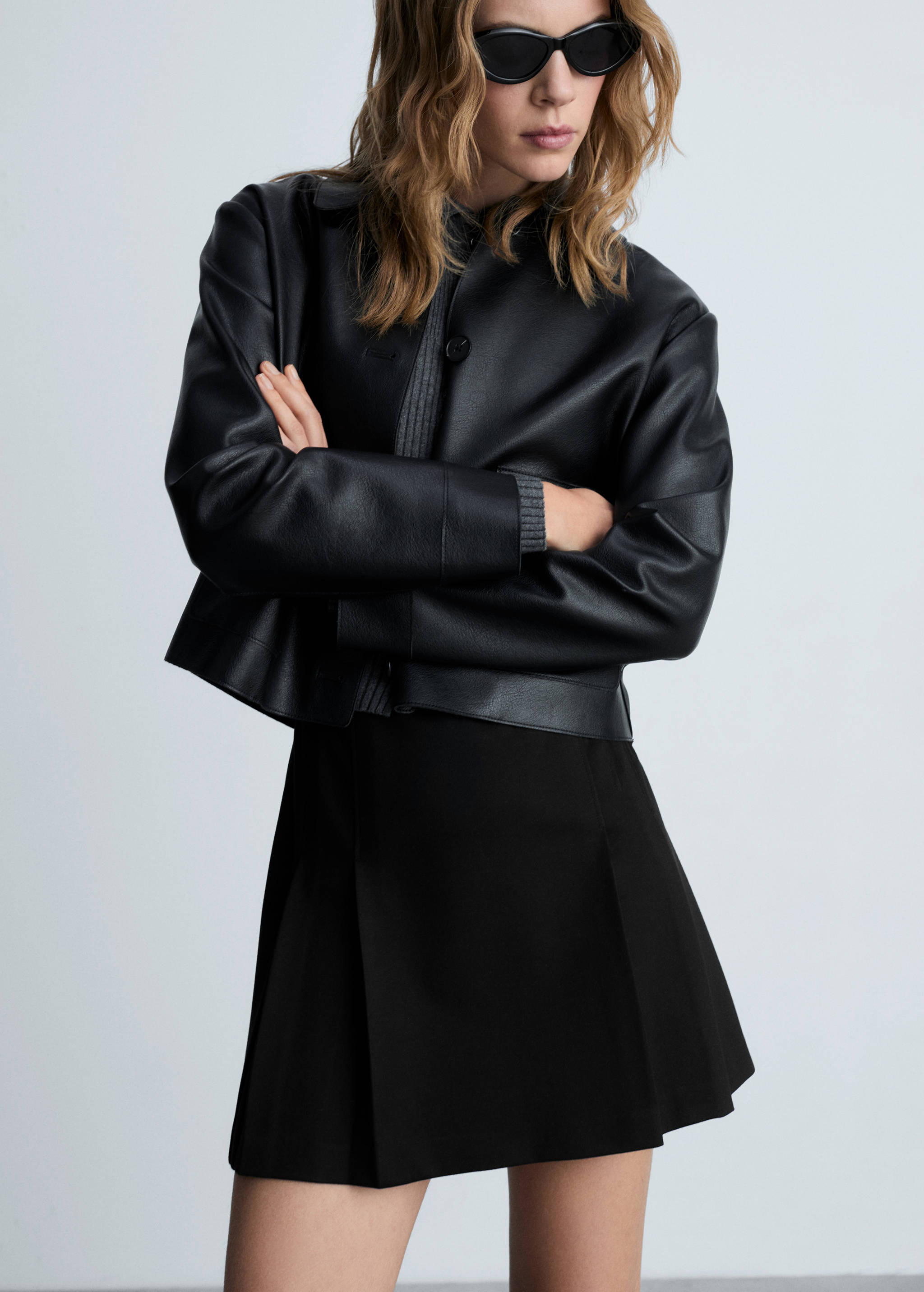 Mini-Faltenrock - Mittlere Ansicht