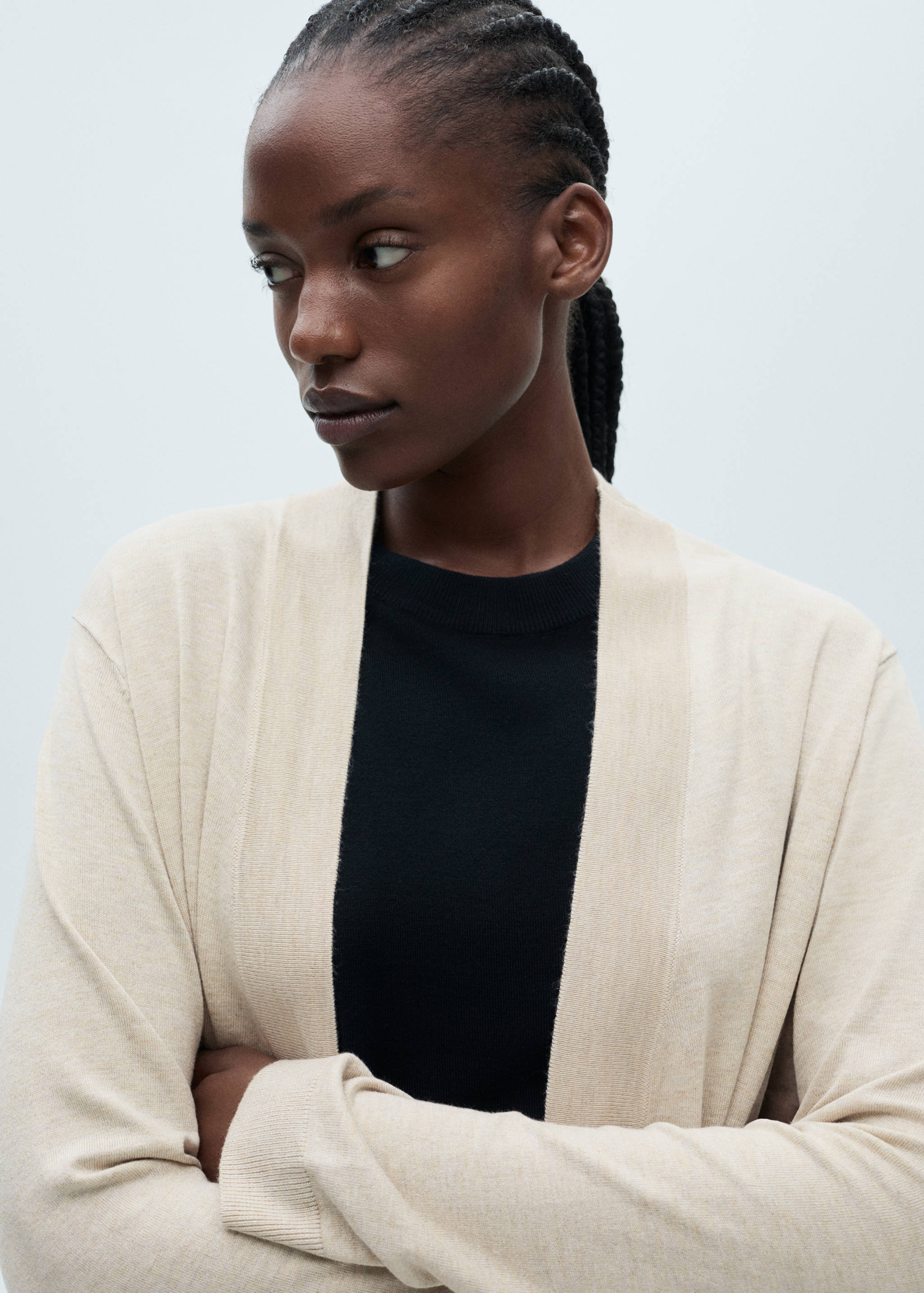 Fine-knit cardigan - Details of the article 4