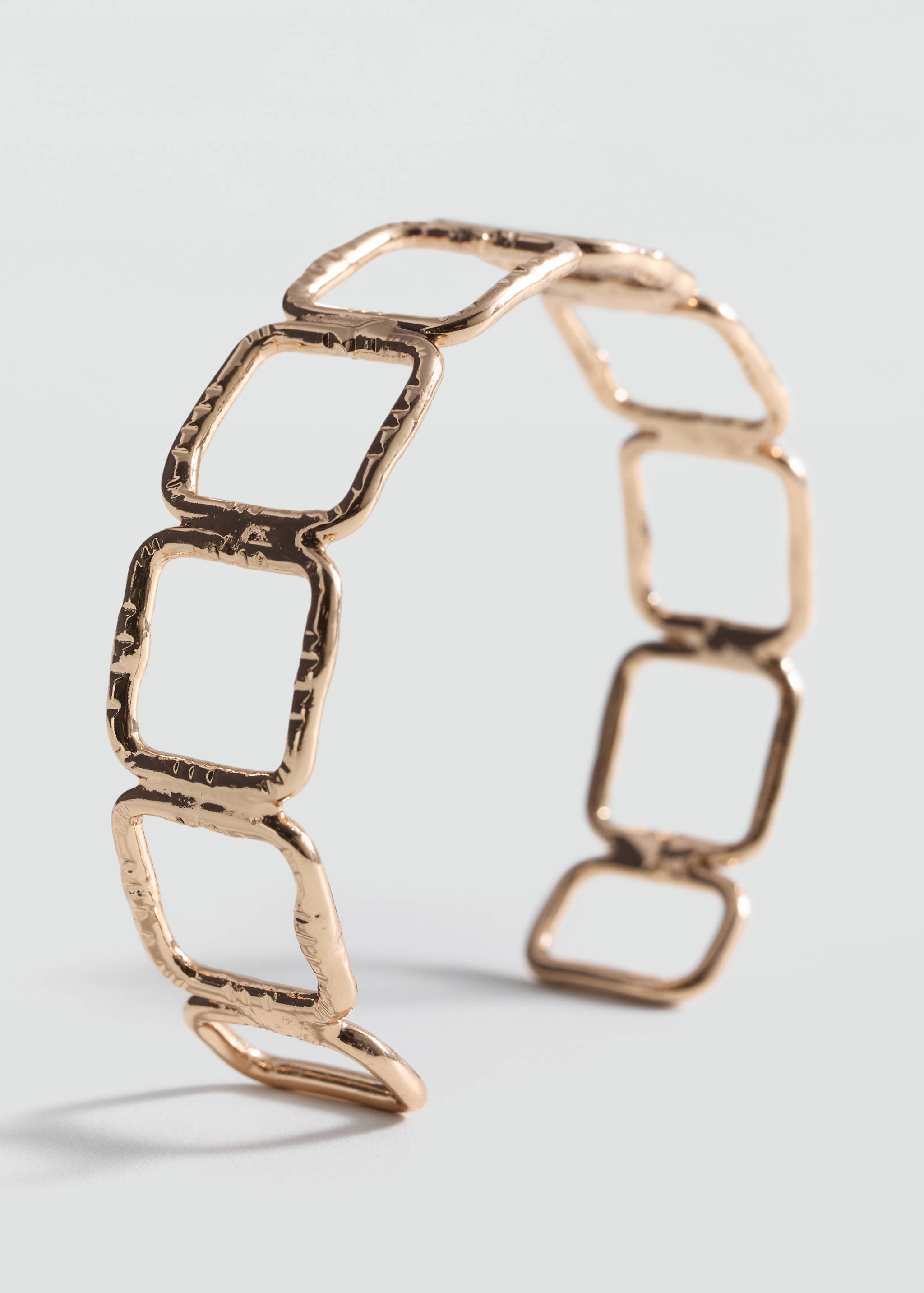 Bracelet rigide cercles - Plan moyen
