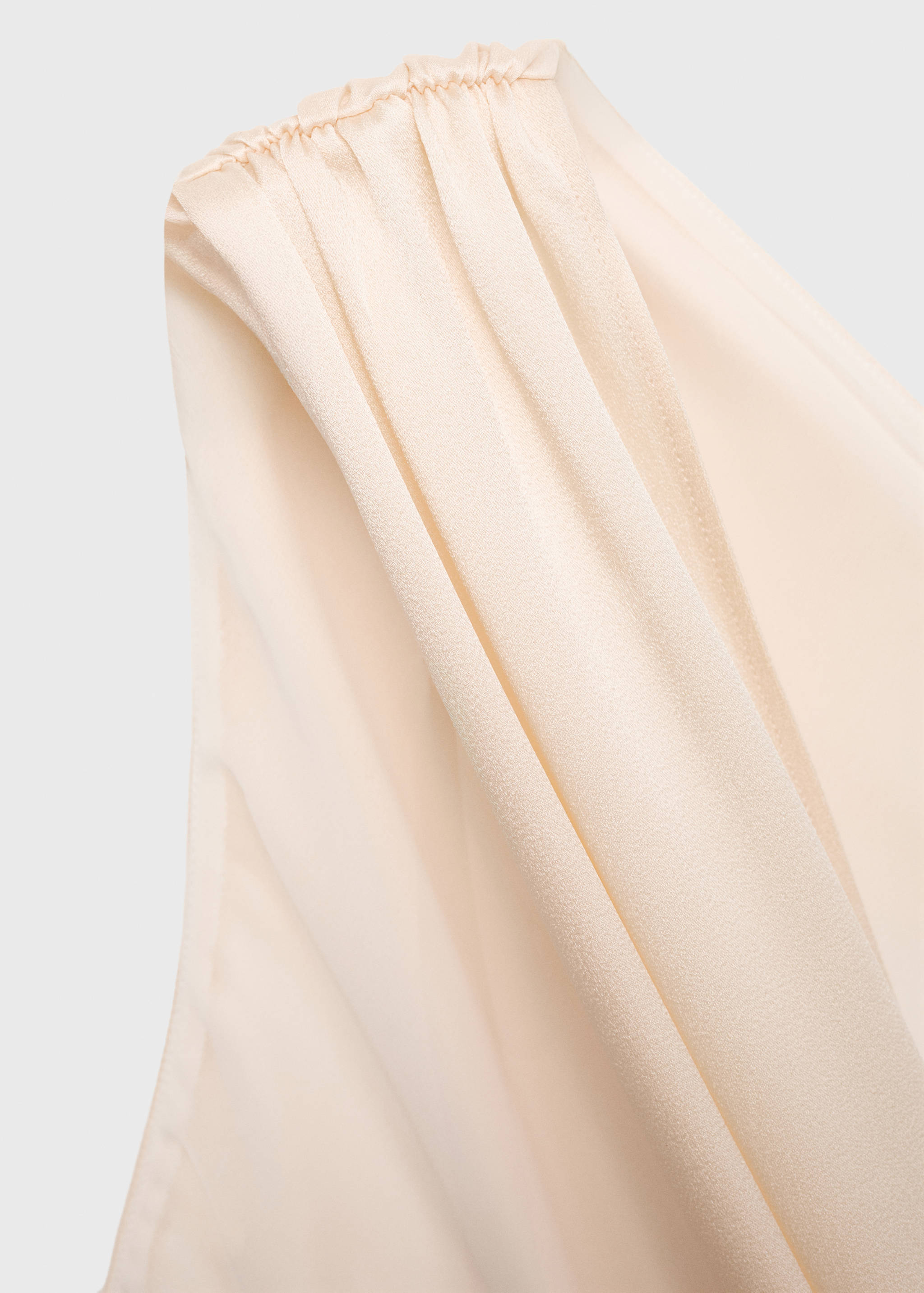 Aszimmetrikus ruha a nyakán masnival - A termék adatai 8