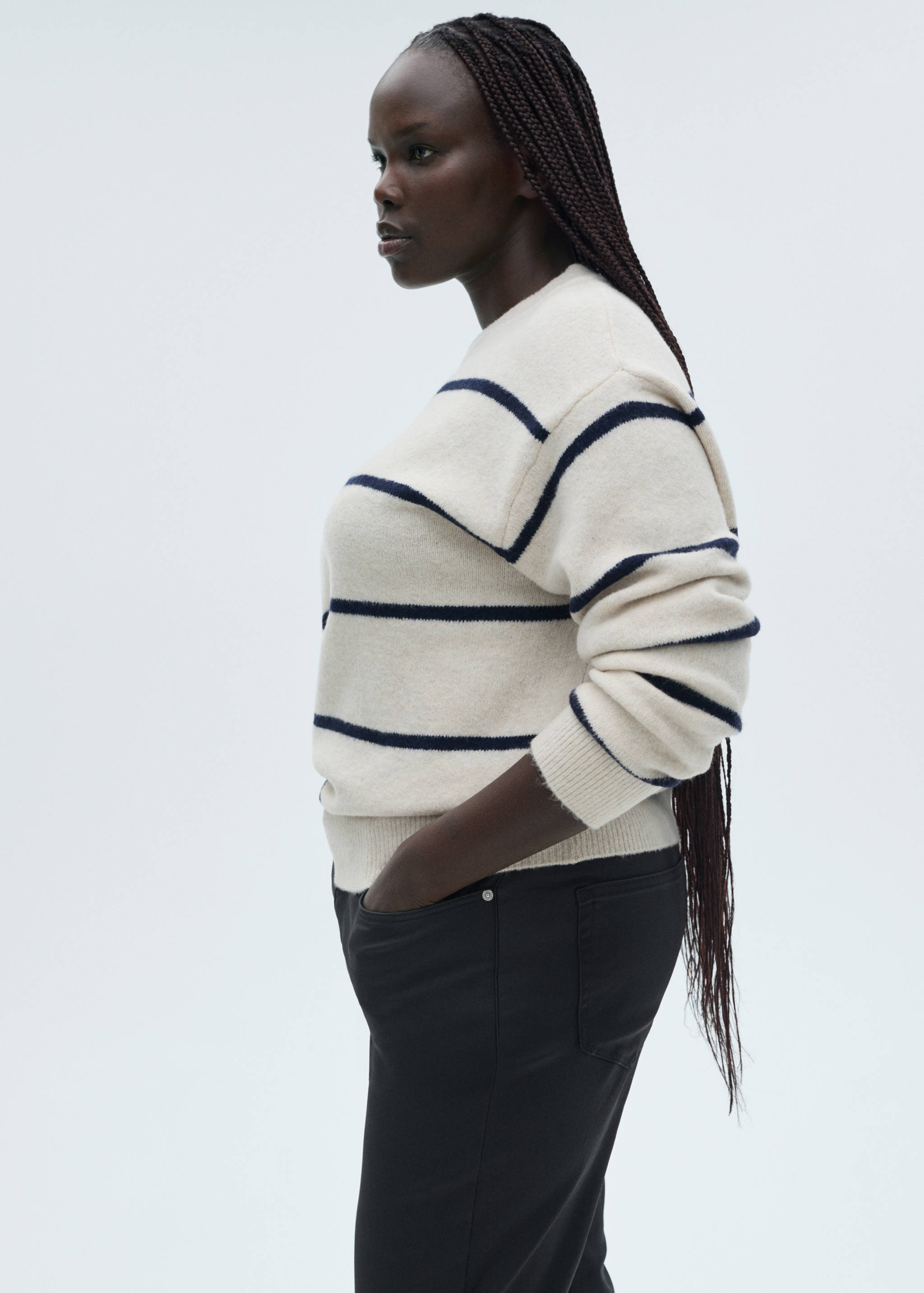 Waxed mid-rise skinny jeans - Details of the article 5