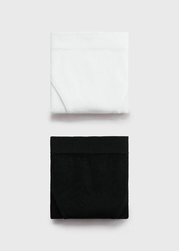 2 pack essential panty — Off White