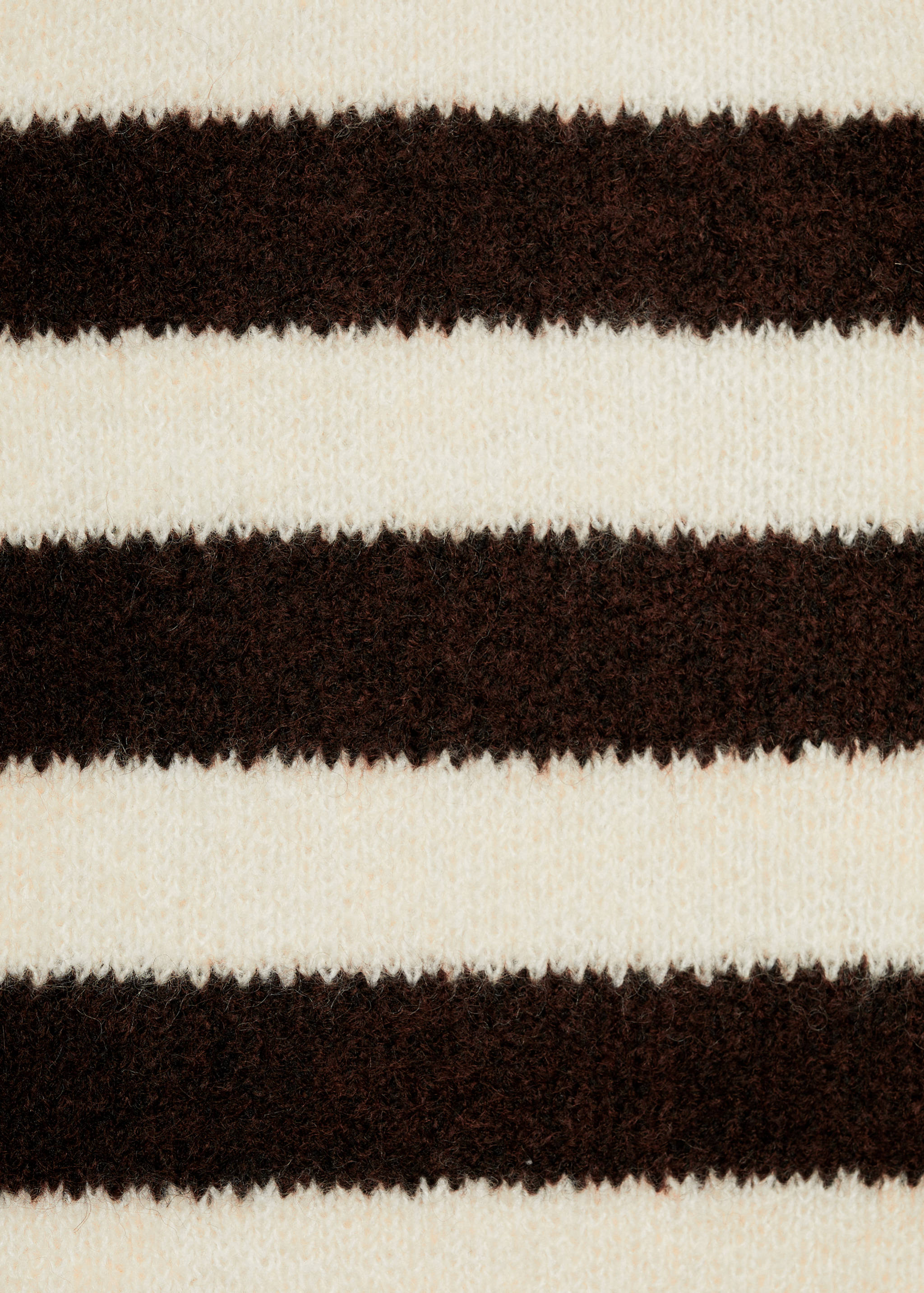 Cardigan às riscas de botões - Pormenor do artigo 0