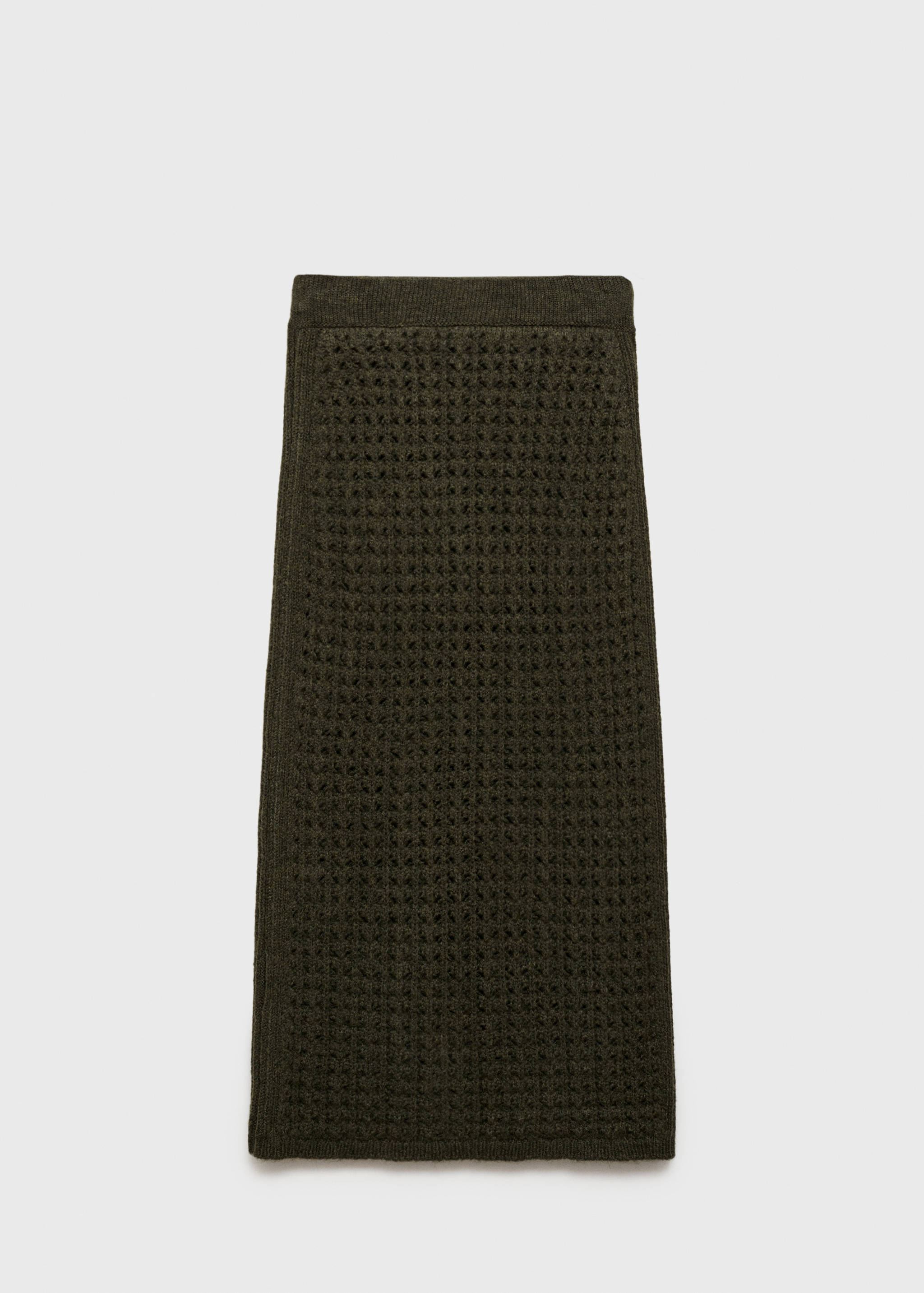 Openwork knitted skirt - Article without model