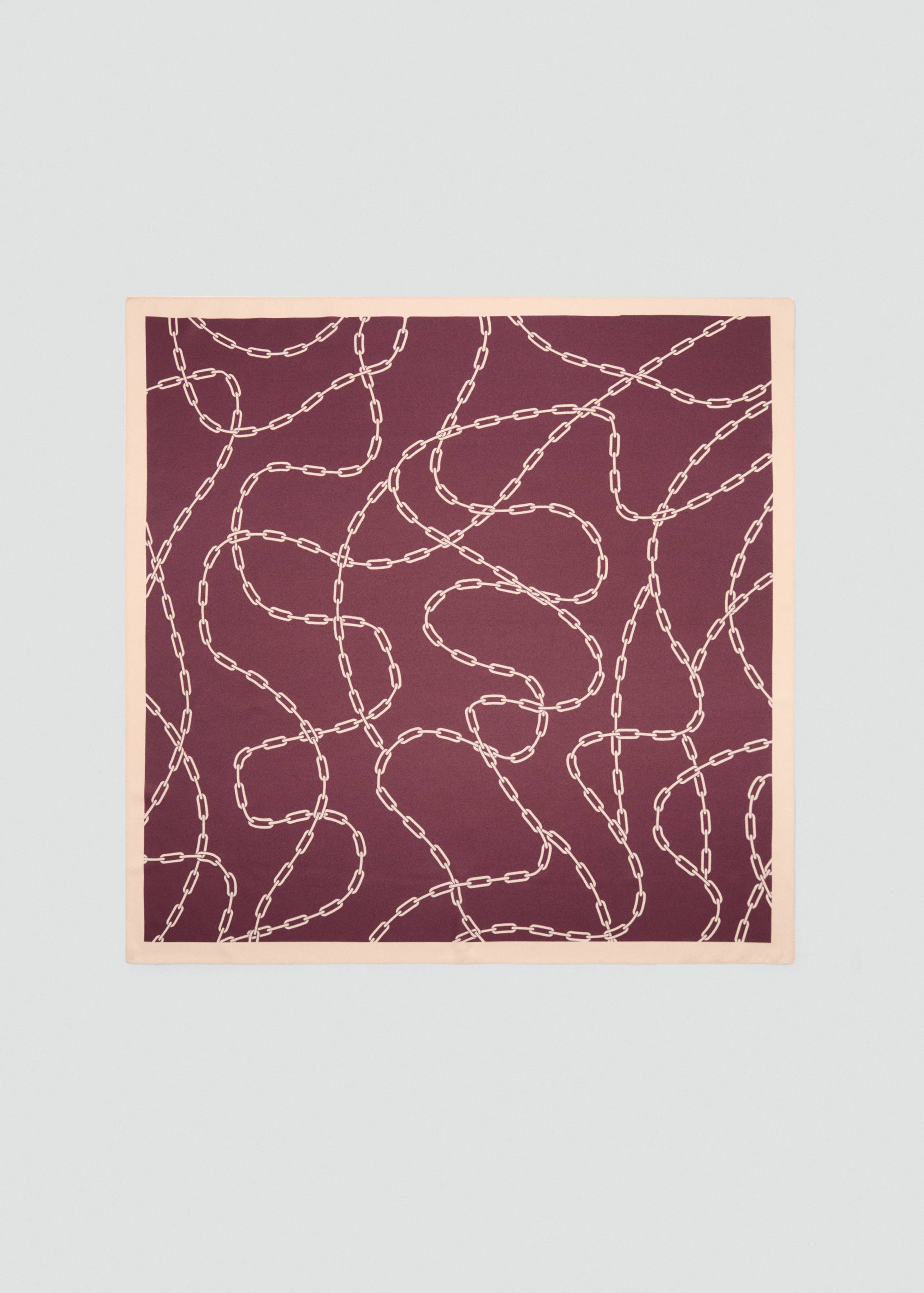 Chain-print scarf - Article without model