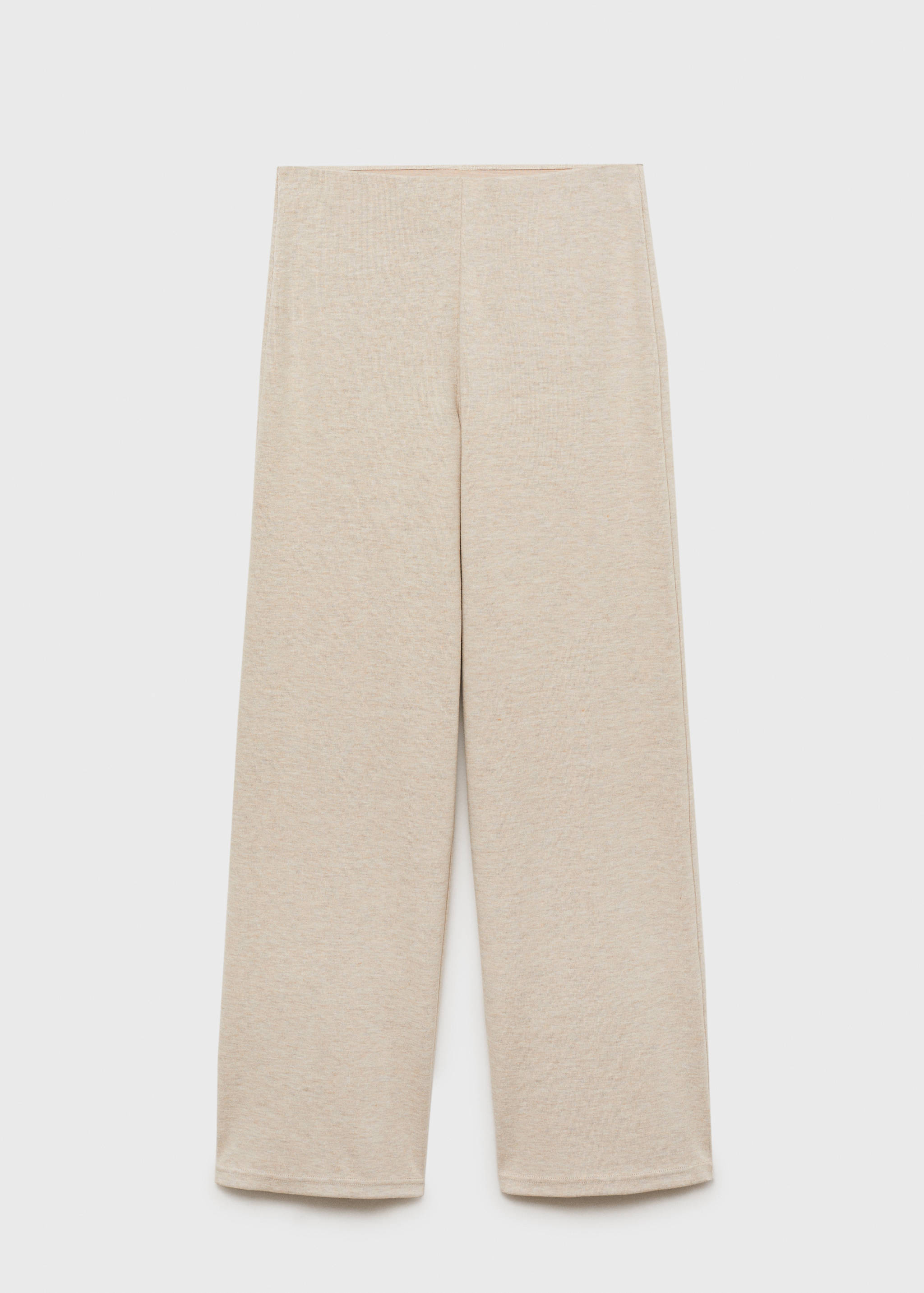 Fine-knit wide leg trousers - Article without model