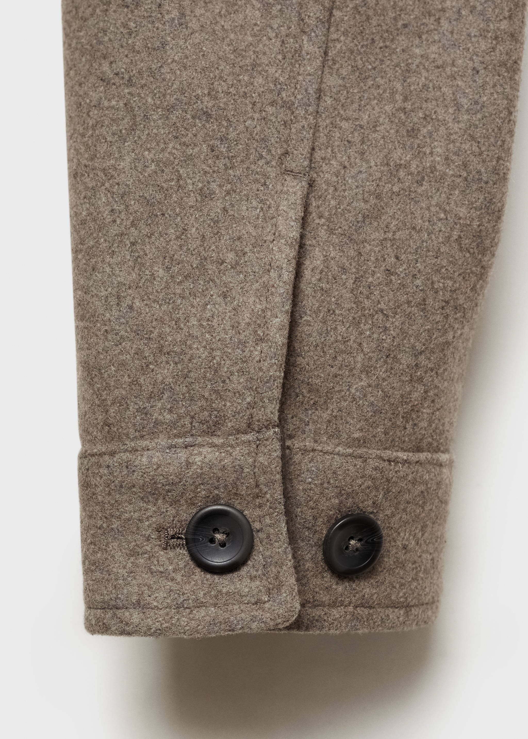 Sobrecamisa mezcla lana franela - Detalle del artículo 0