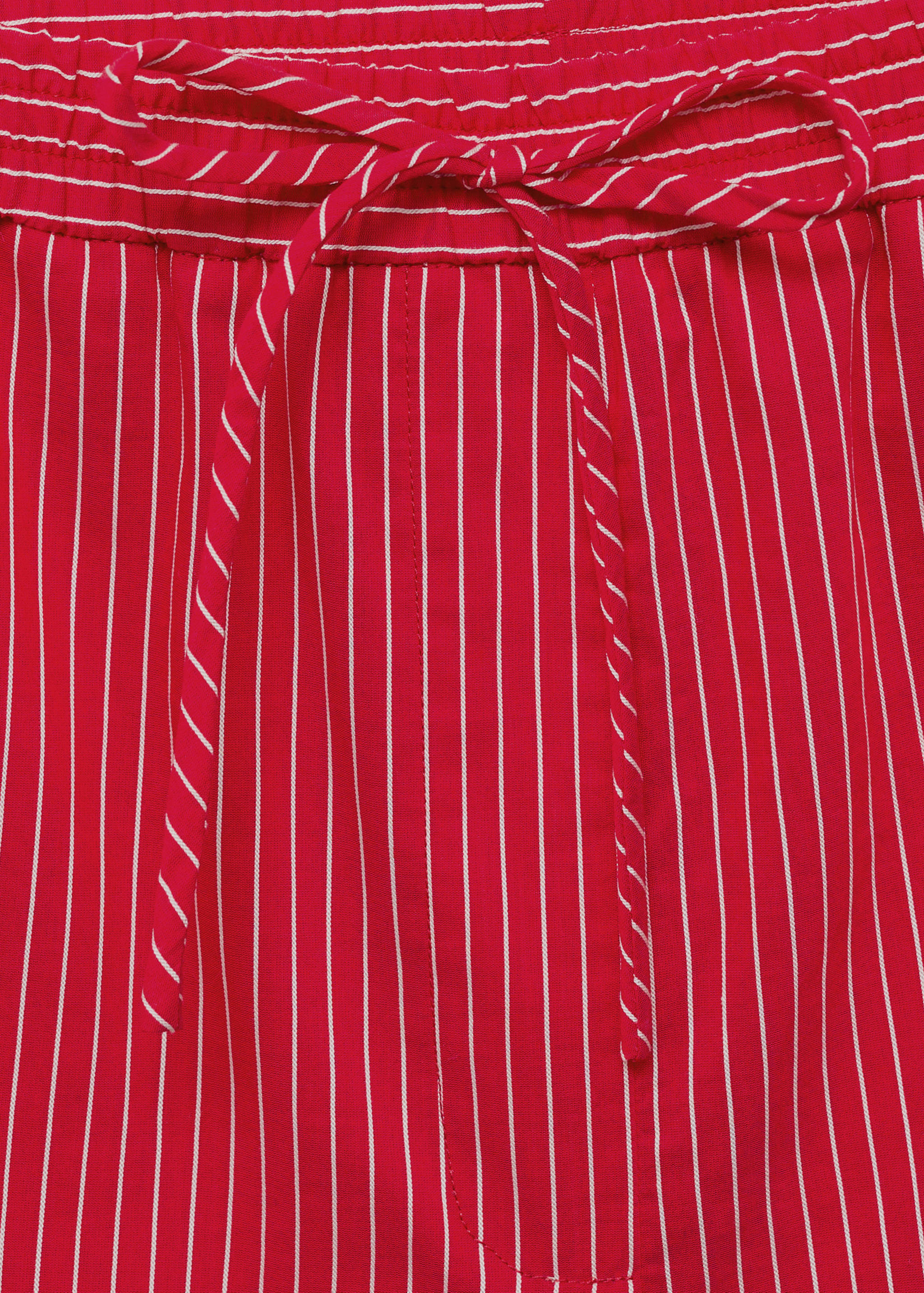 Striped cotton blend shorts - Details of the article 8