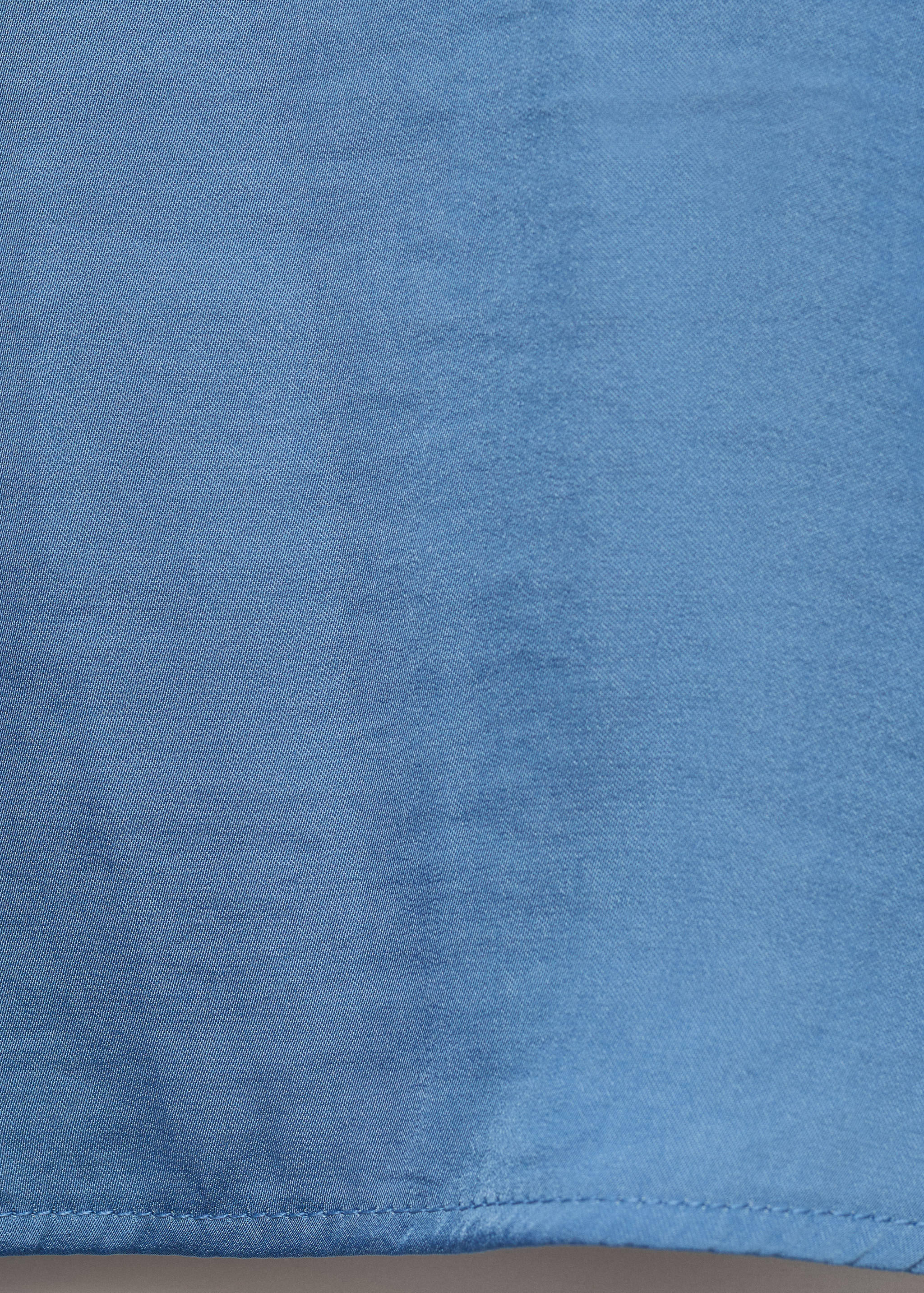 Атласная рубашка с короткими рукавами - Деталь изделия 0