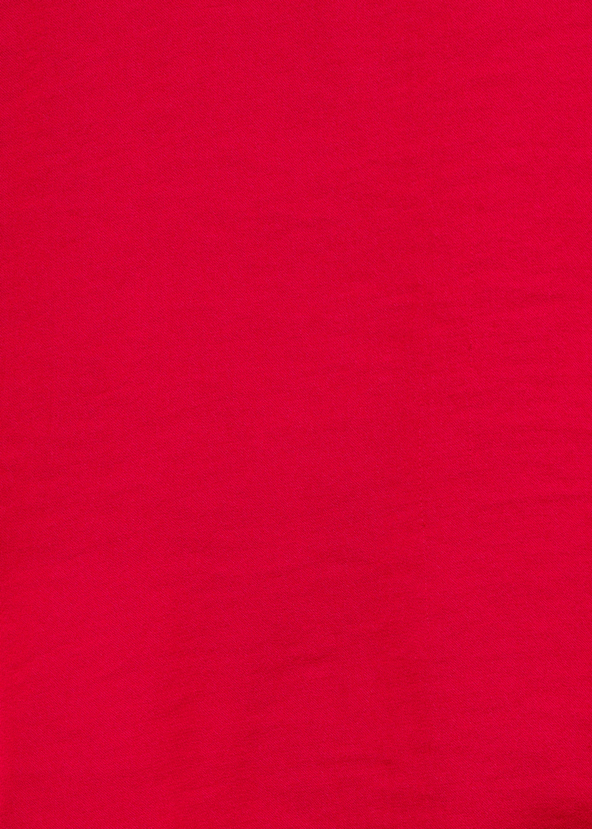 Атласная рубашка с короткими рукавами - Деталь изделия 0