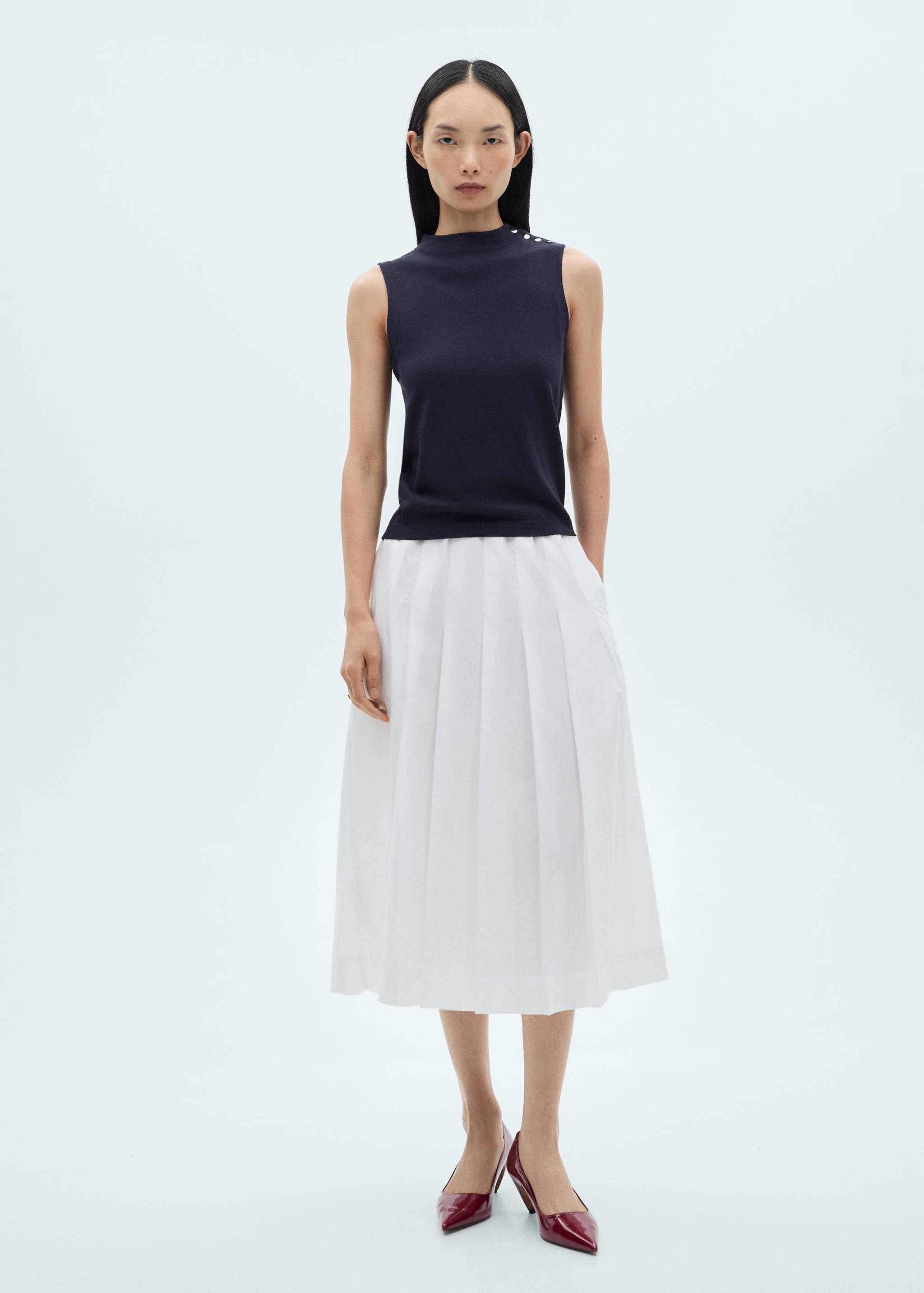 Top maille boutons - Plan général