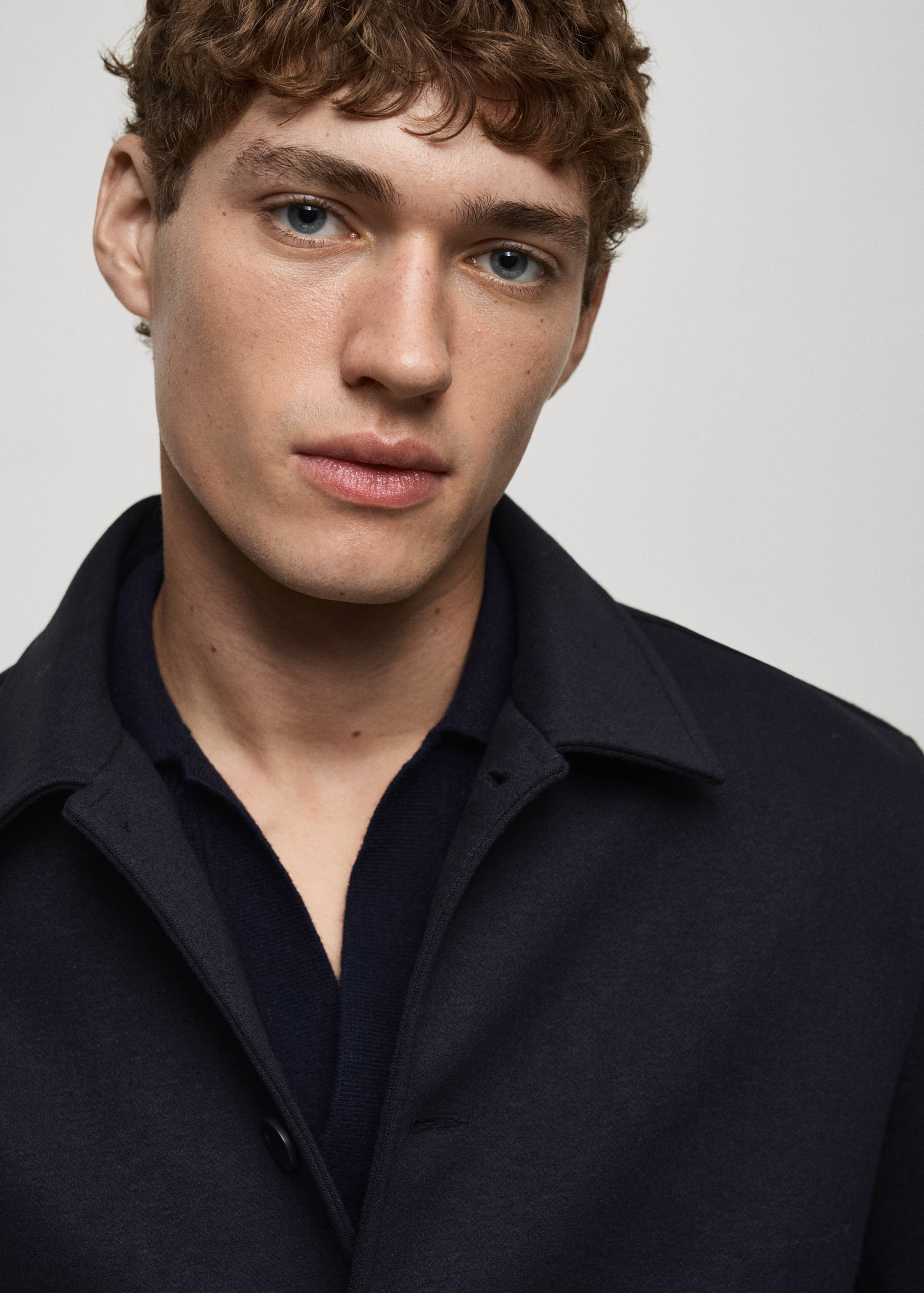 Regular-fit overshirt with pocket - Details of the article 1