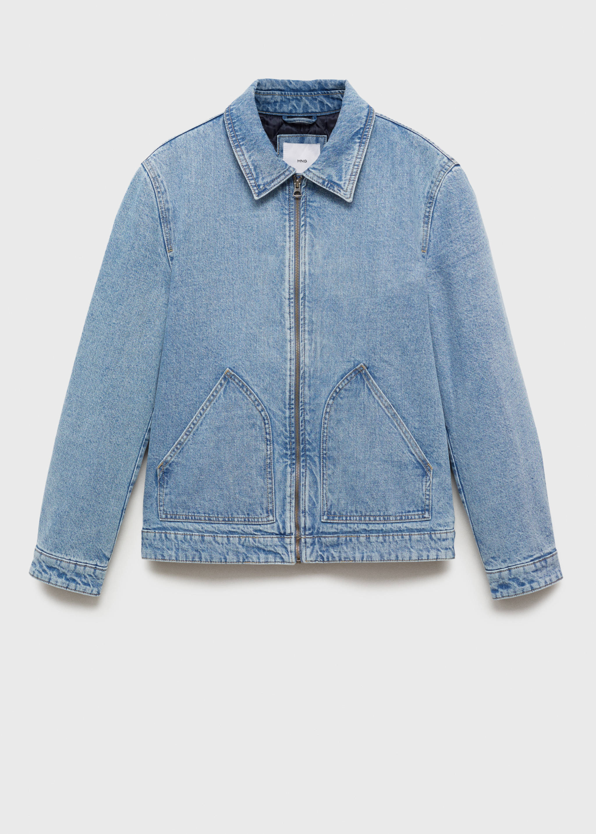 Quilted denim jacket - Article without model