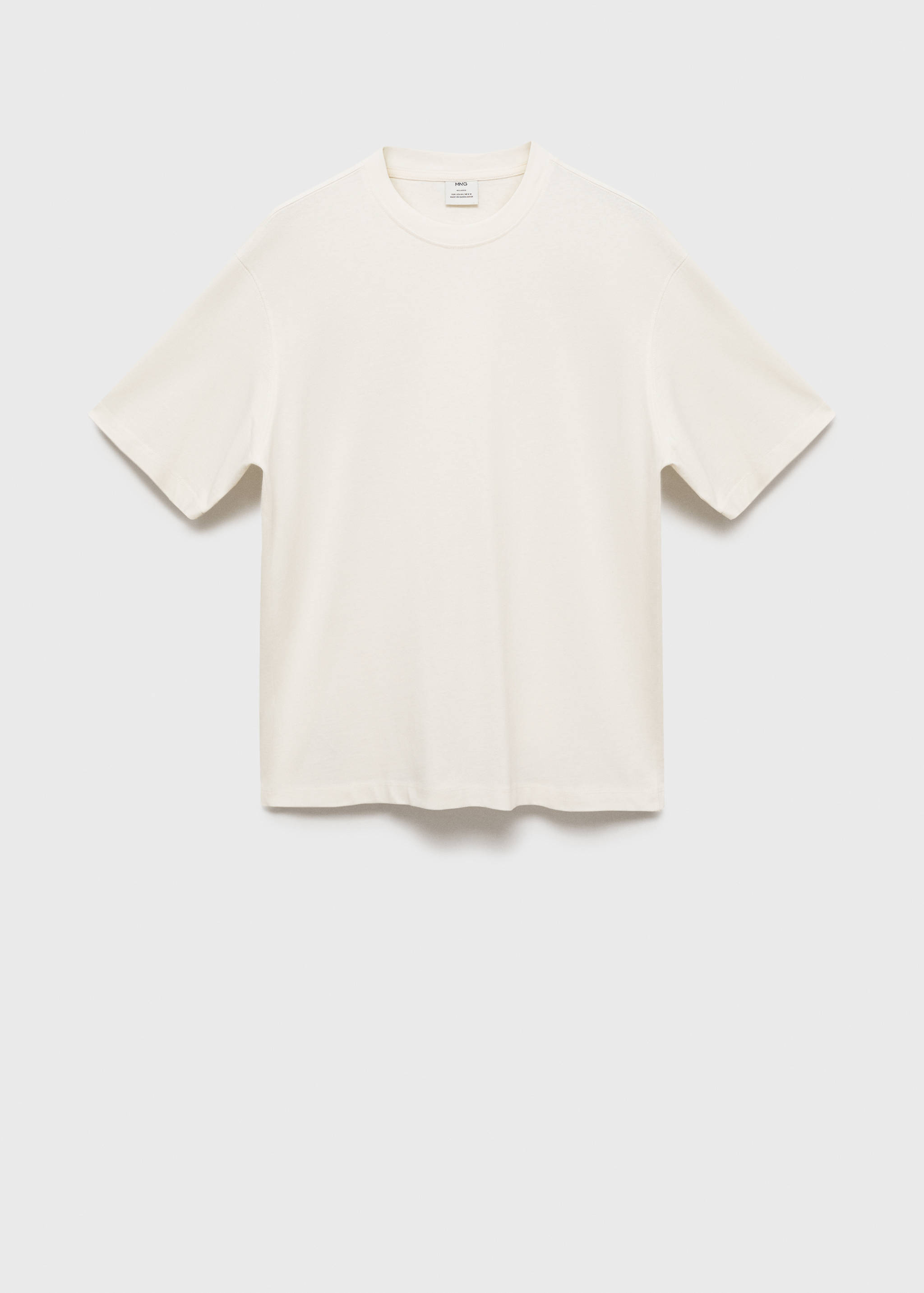 تي شيرت ثقيل الوزن بقصة فضفاضة - منتج دون نموذج