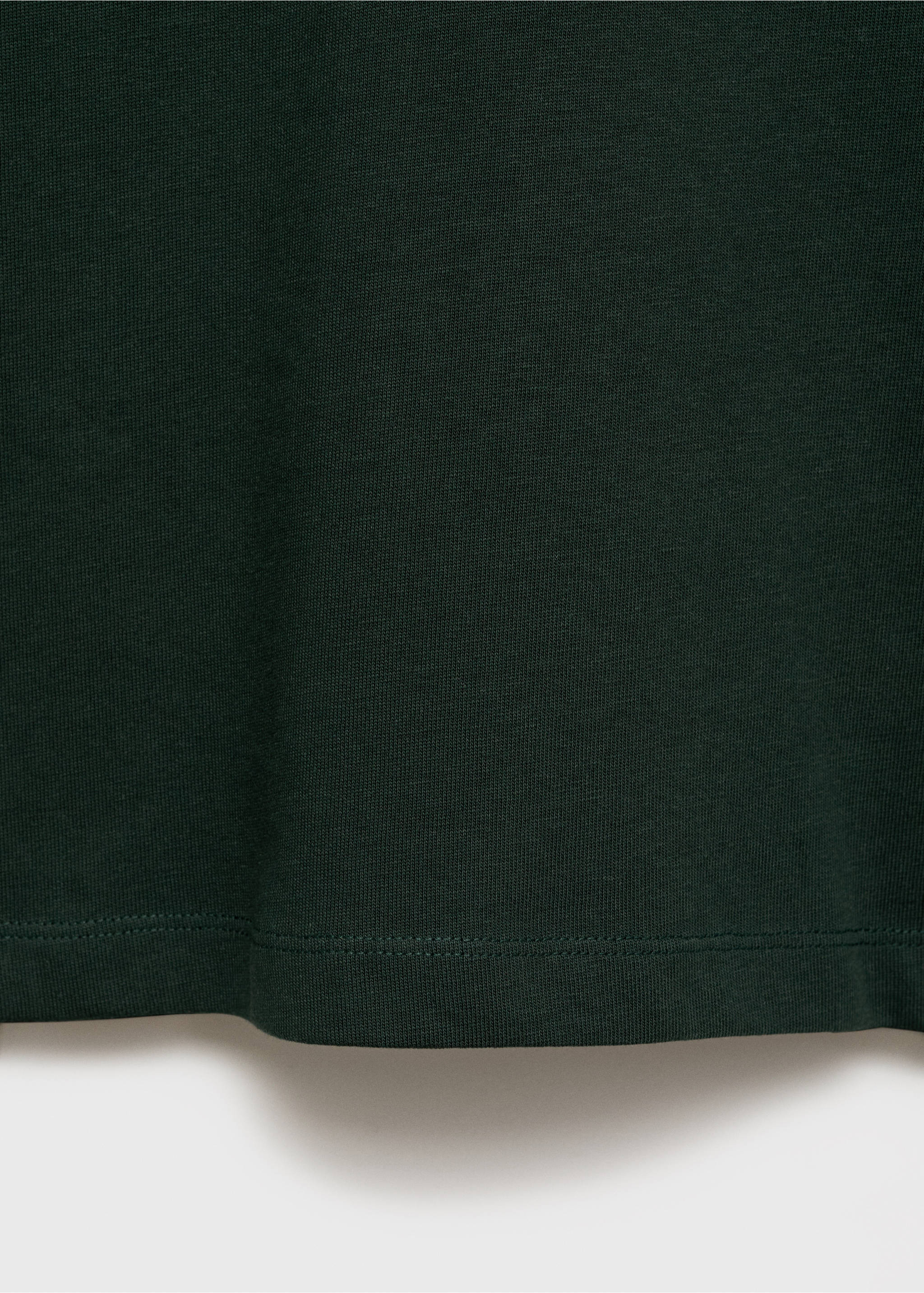 Heavy weight relaxed-fit T-shirt - Detail van het artikel 0, Groen. Ref: 87080597-00.