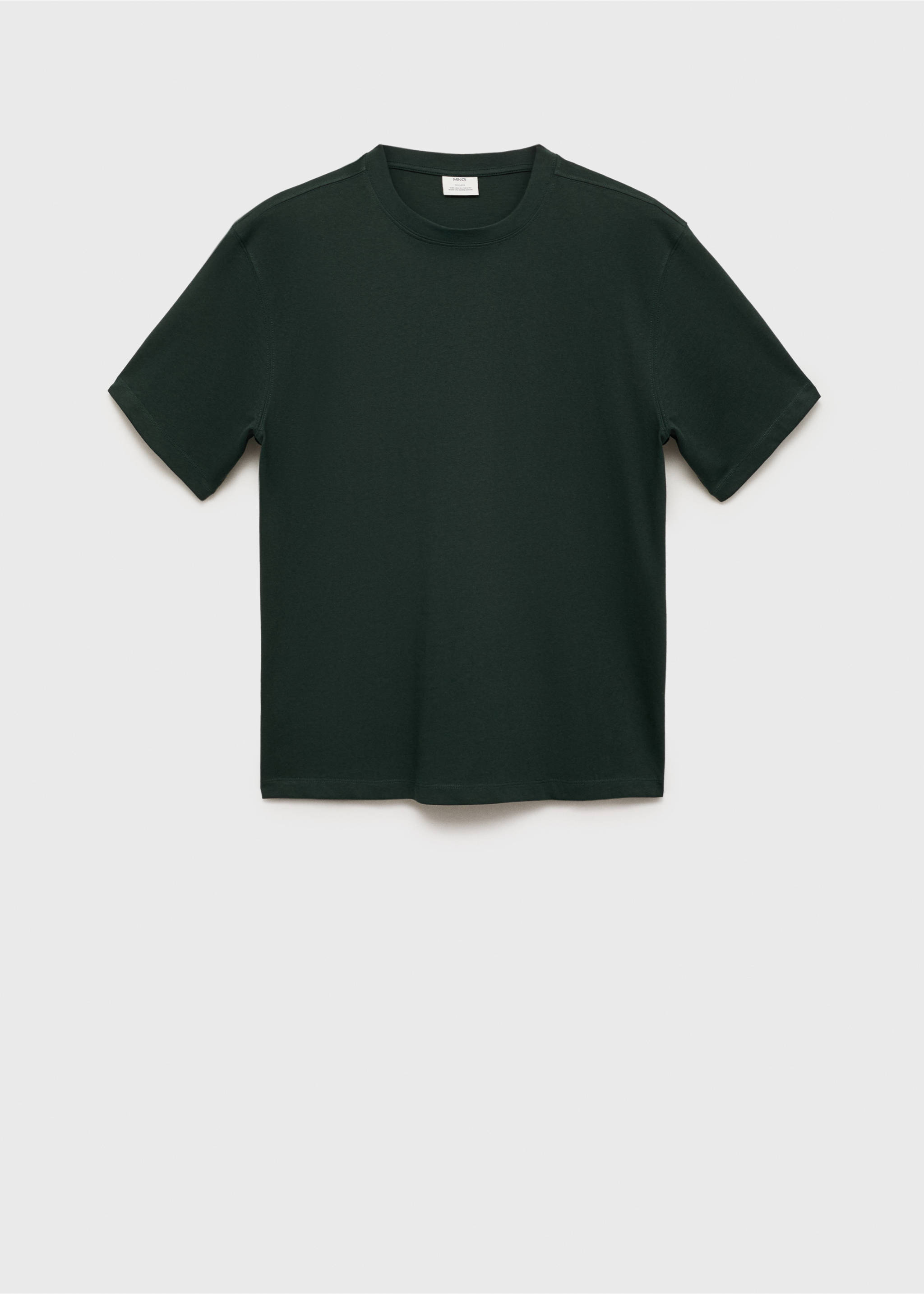 Heavy weight relaxed-fit T-shirt - Artikel zonder model, Groen. Ref: 87080597-00.