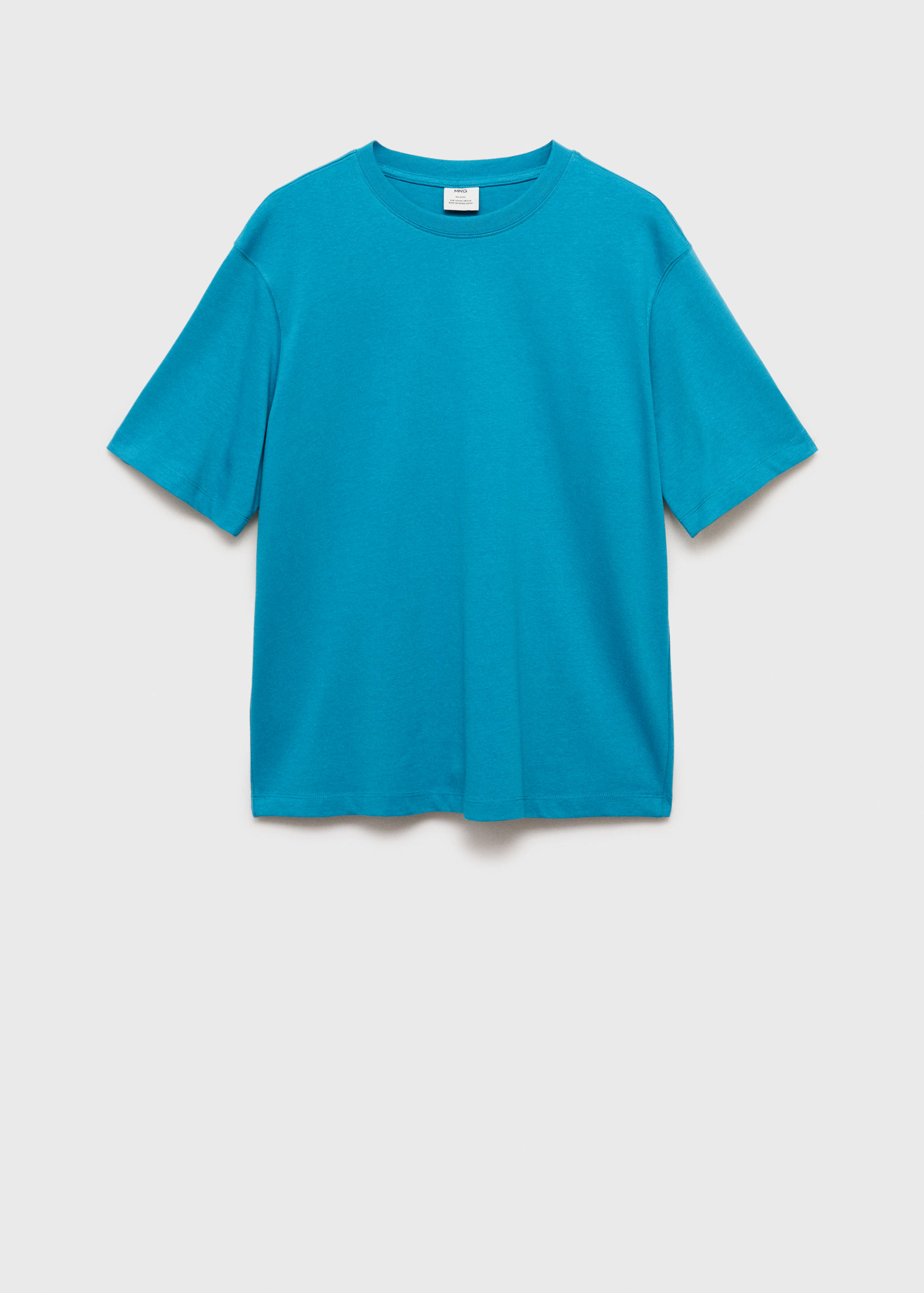 تي شيرت ثقيل الوزن بقصة فضفاضة - منتج دون نموذج