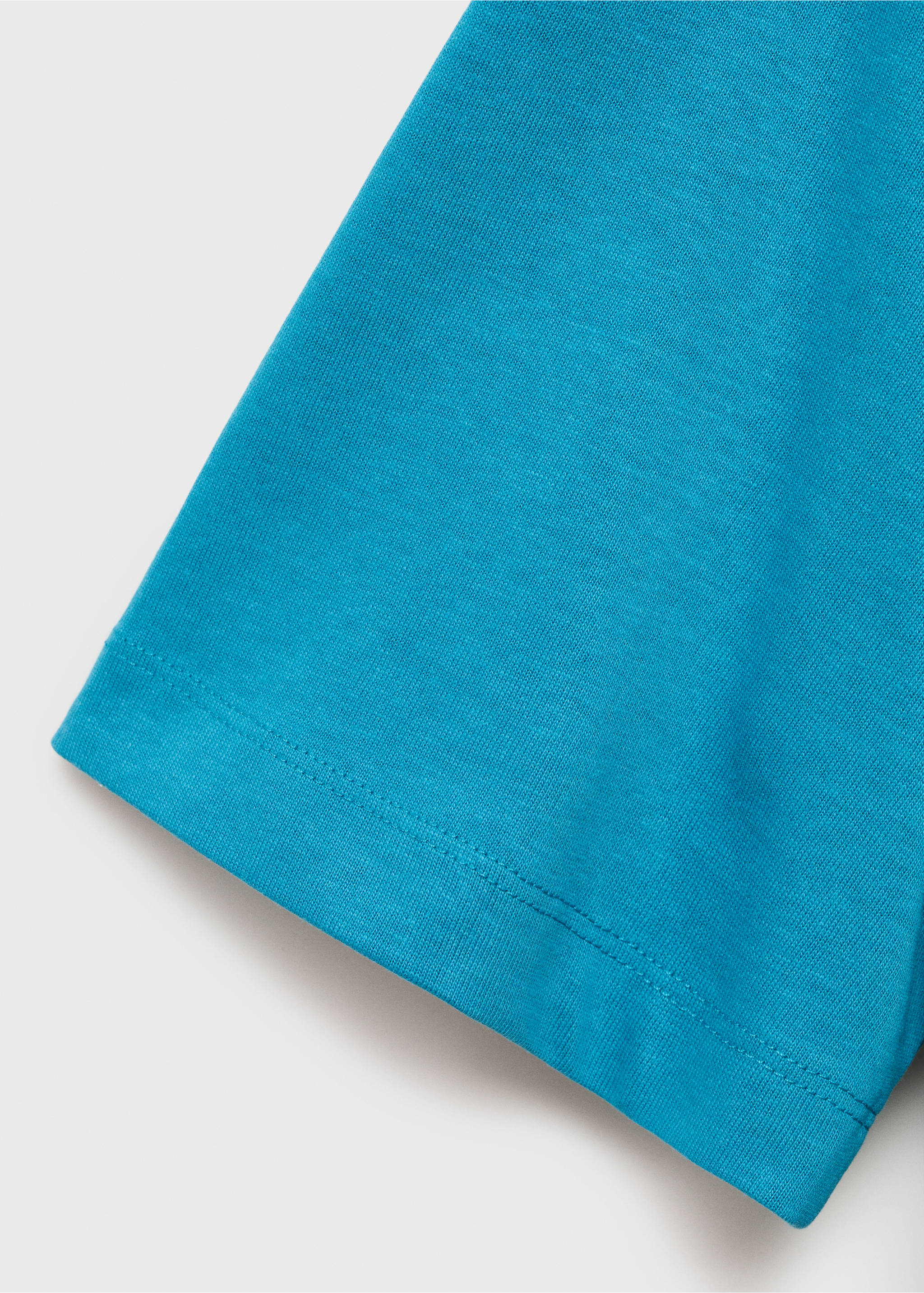 Heavy weight relaxed-fit T-shirt - Detail van het artikel 0, Turkoois. Ref: 87080597-00.
