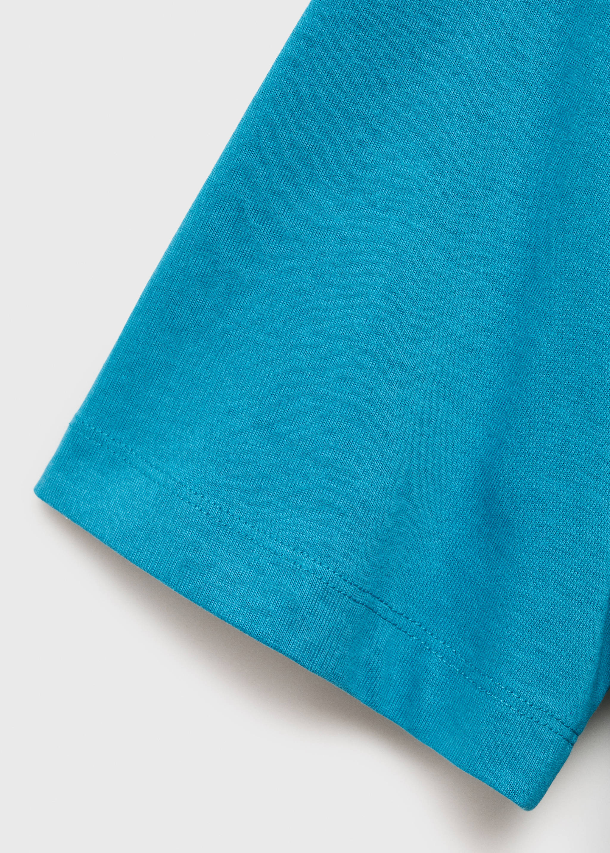 تي شيرت ثقيل الوزن بقصة فضفاضة - تفاصيل المنتج 0